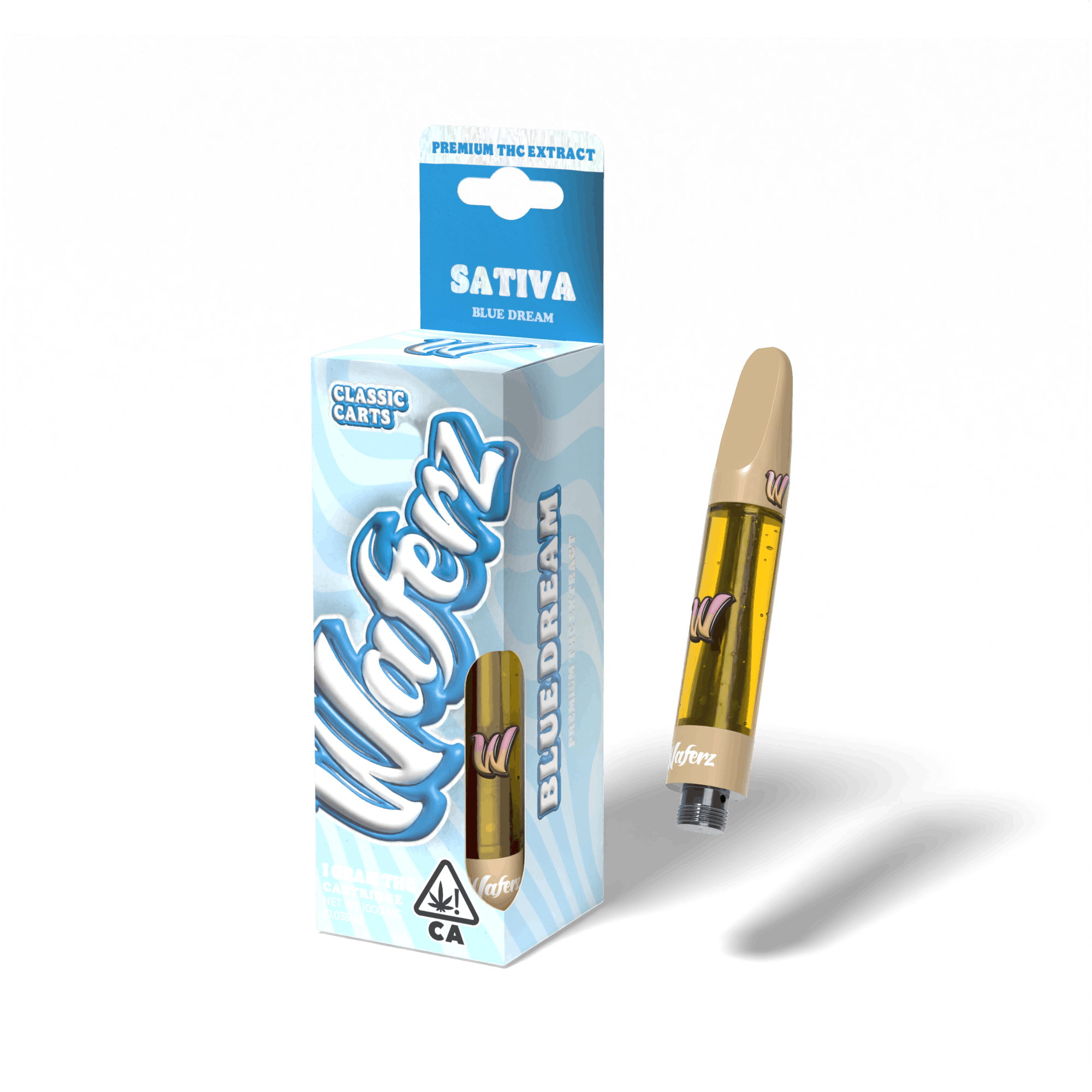 Waferz Classic Carts: Blue Dream (1g) 1 Waferz Classic Carts: Blue Dream (1g)