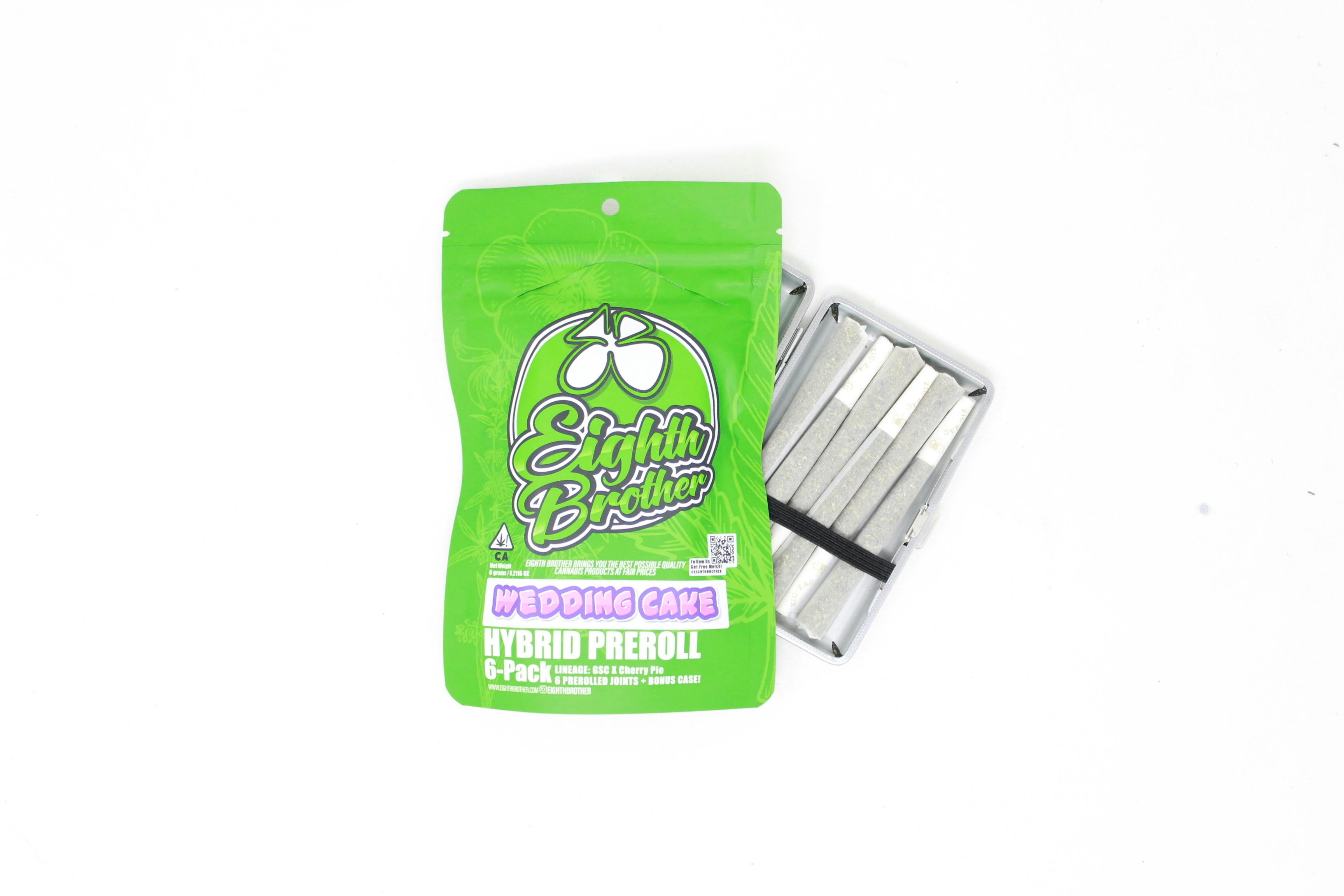 Wedding Cake Preroll Case (6 - 1 G Prerolls)