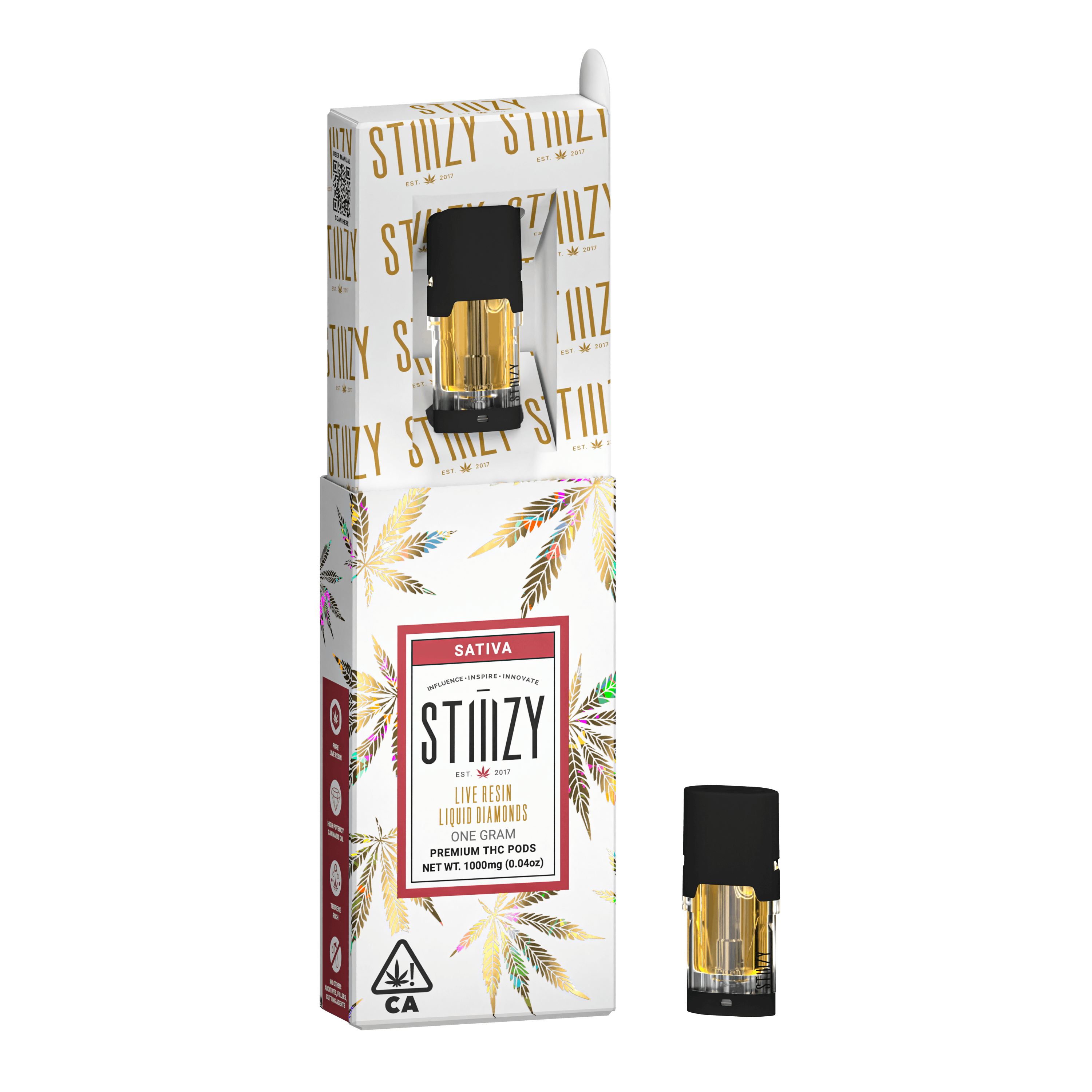 Vape Cartridge - HAWAIIAN SNOW 1G Live Resin Liquid Diamonds Pod - STIIIZY 3 Vape Cartridge - HAWAIIAN SNOW 1G Live Resin Liquid Diamonds Pod - STIIIZY