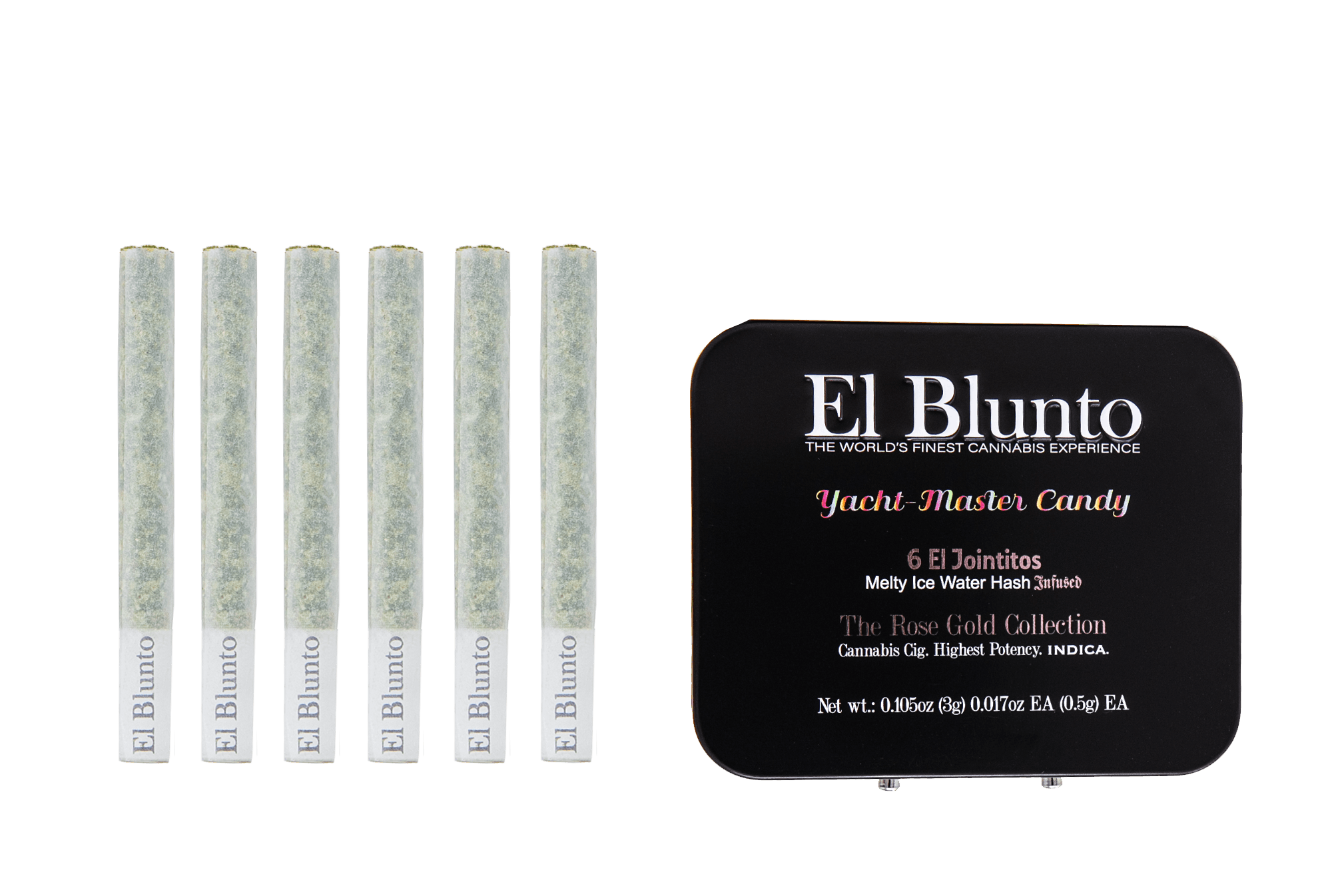 El Jointito - 6pk - Yacht-Master Punch - Hash Infused - 6 x .3G 1 El Jointito - 6pk - Yacht-Master Punch - Hash Infused - 6 x .3G