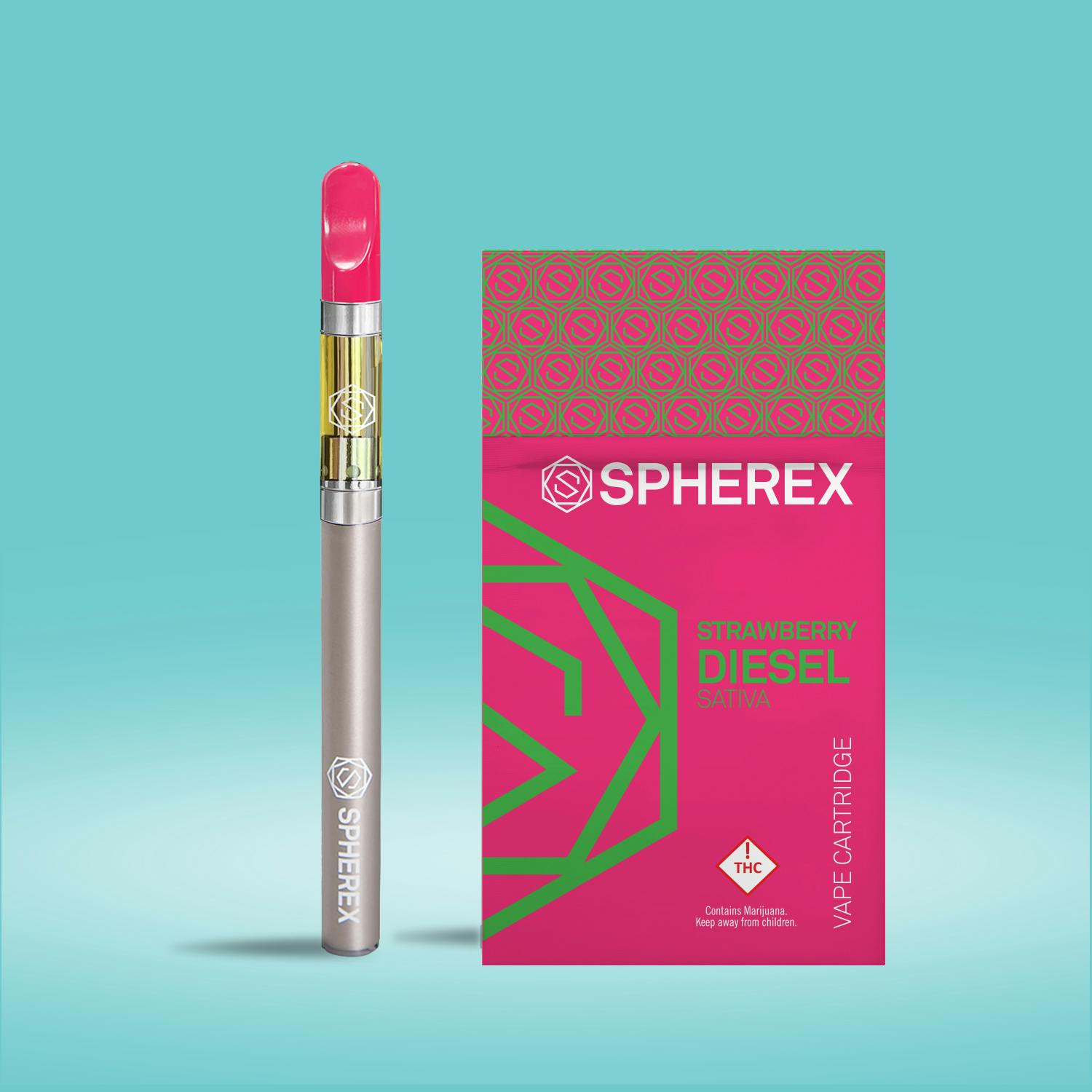 Strawberry Diesel Distillate Vape - 1g 1 Strawberry Diesel Distillate Vape - 1g