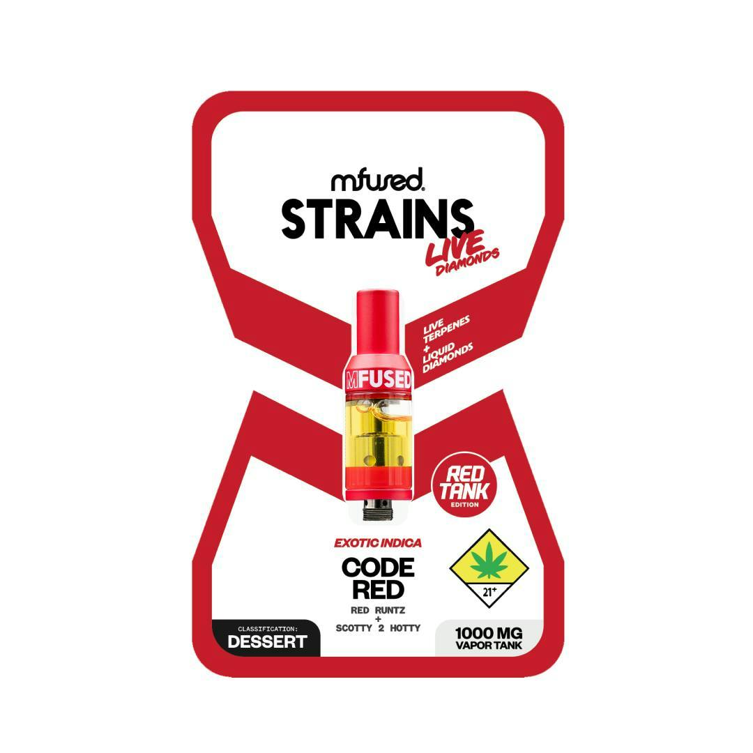Code Red - STRAINS Live Diamonds RED Tank 1 Code Red - STRAINS Live Diamonds RED Tank