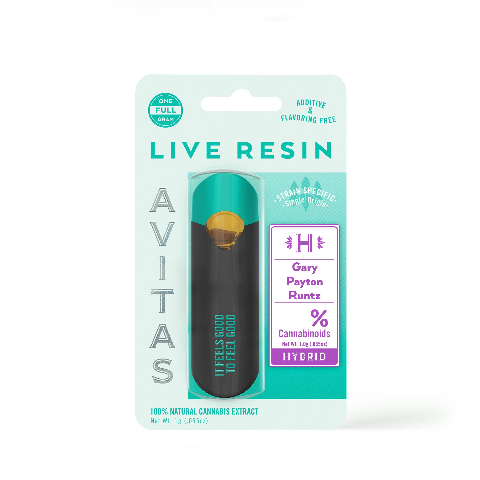 Gary Payton Runtz Live Resin All In One 1g