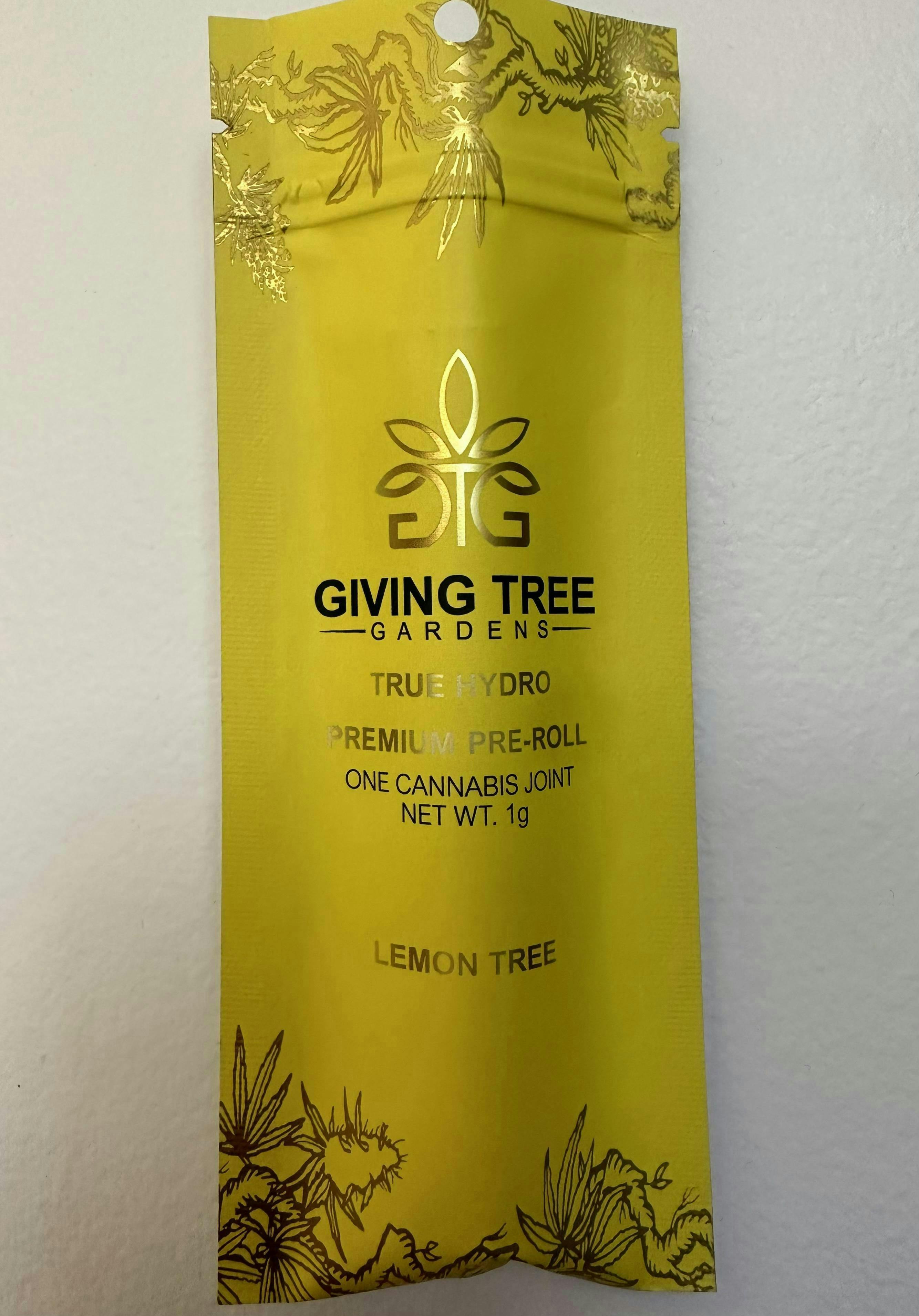 Lemon Tree - 1g Pre-Roll 1 Lemon Tree - 1g Pre-Roll