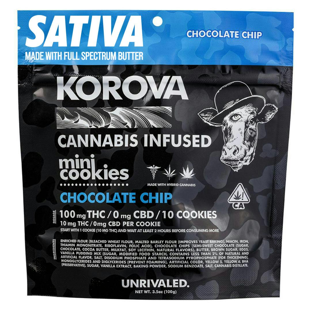 Sativa Chocolate Chip Mini Cookies