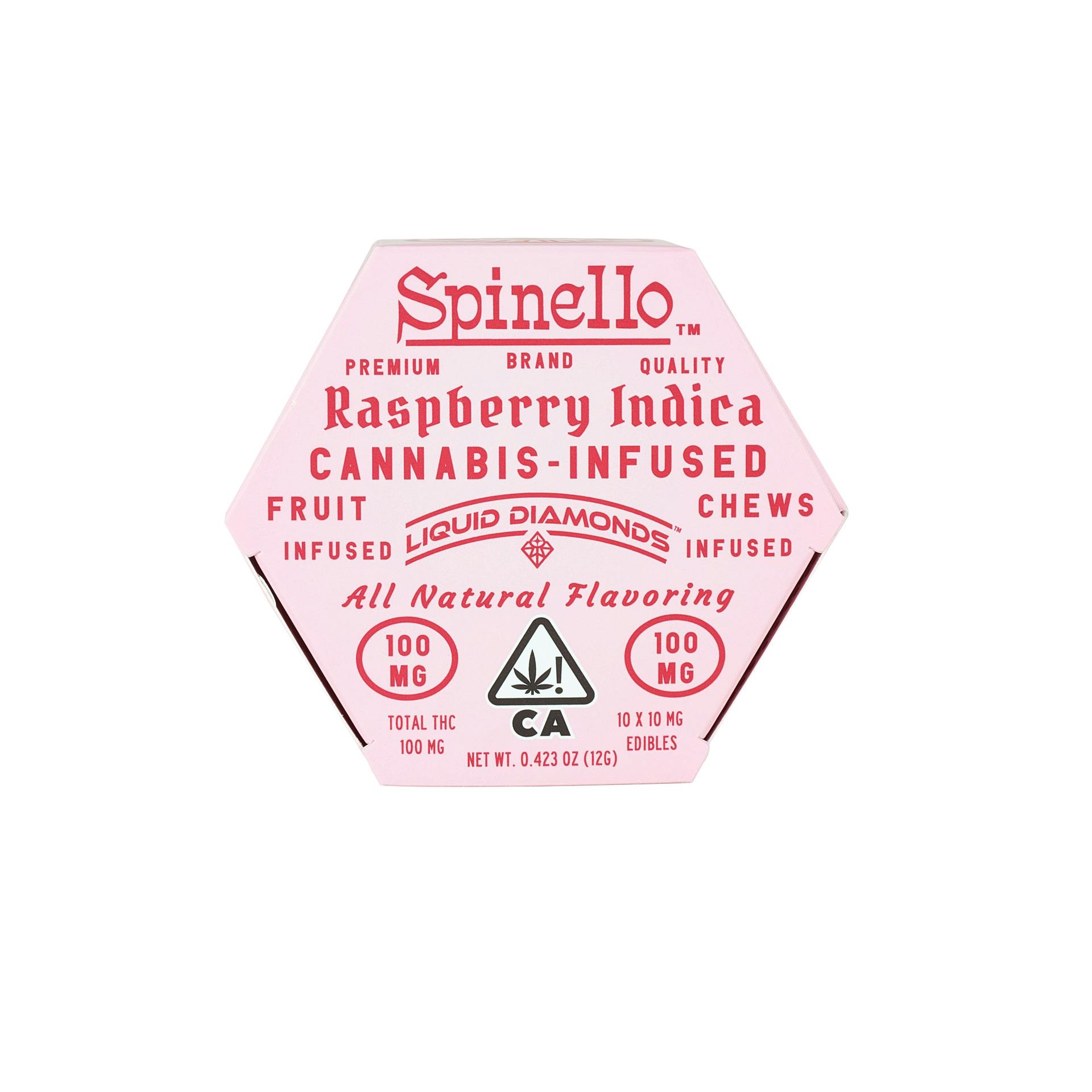 Spinello Raspberry Indica Fruit Chew