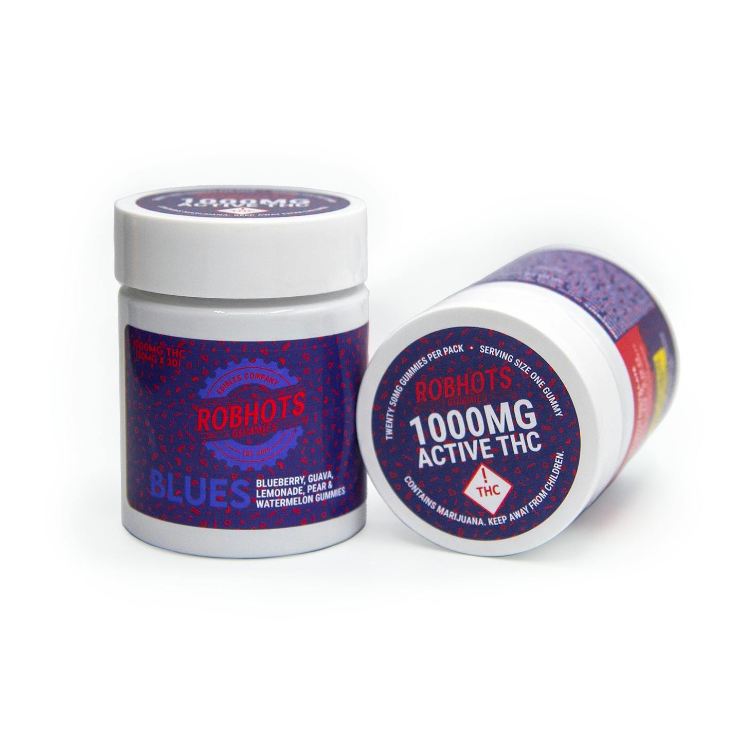 ROBHOTS Gummies | MED | Multipack 1000mg, Blues