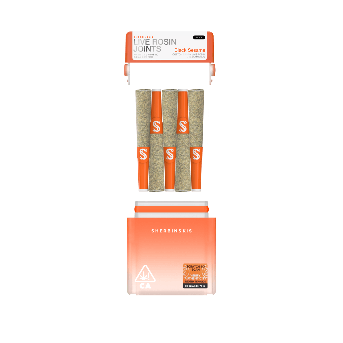 Live Rosin Joints - Black Sesame x Cotton Candy