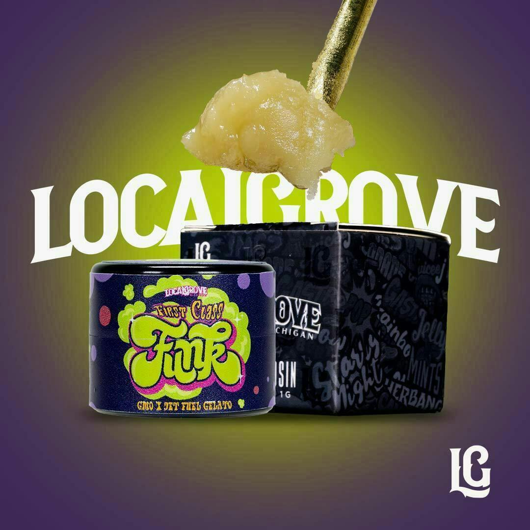 Local Grove Live Hash Rosin | First Class Funk | 1G 1 Local Grove Live Hash Rosin | First Class Funk | 1G