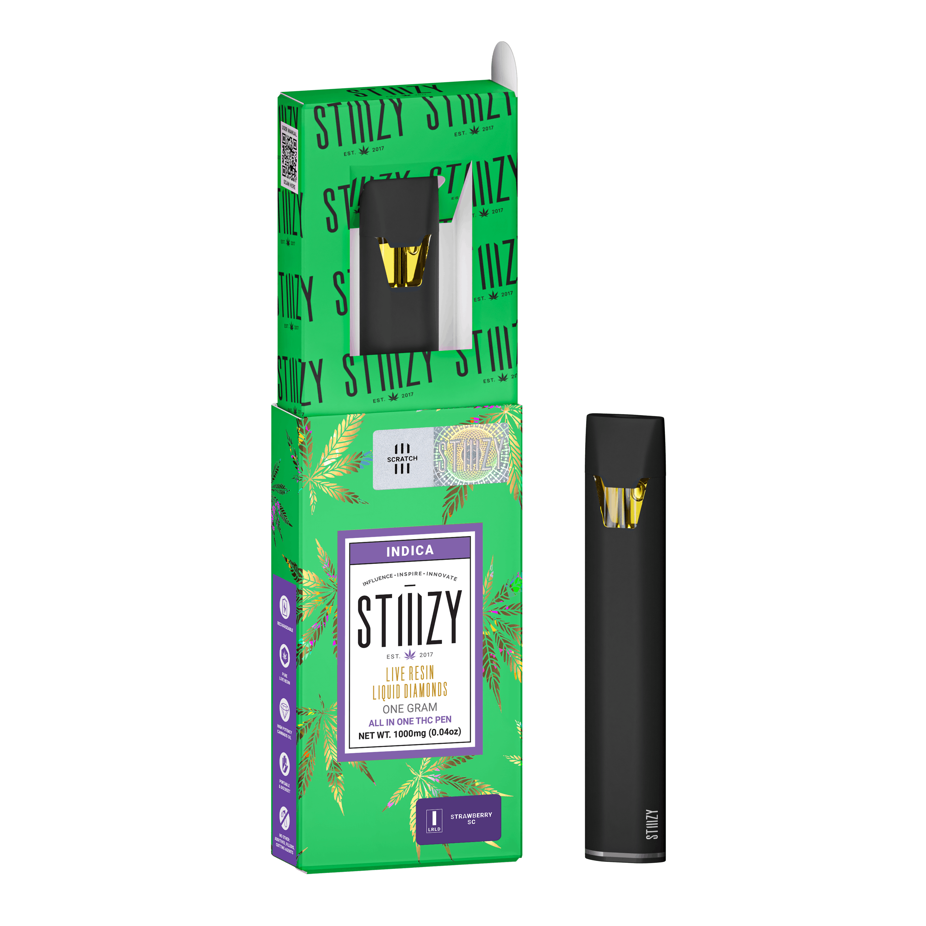 Vape - STRAWBERRY SC 1G LQD All-In-One 1 Vape - STRAWBERRY SC 1G LQD All-In-One