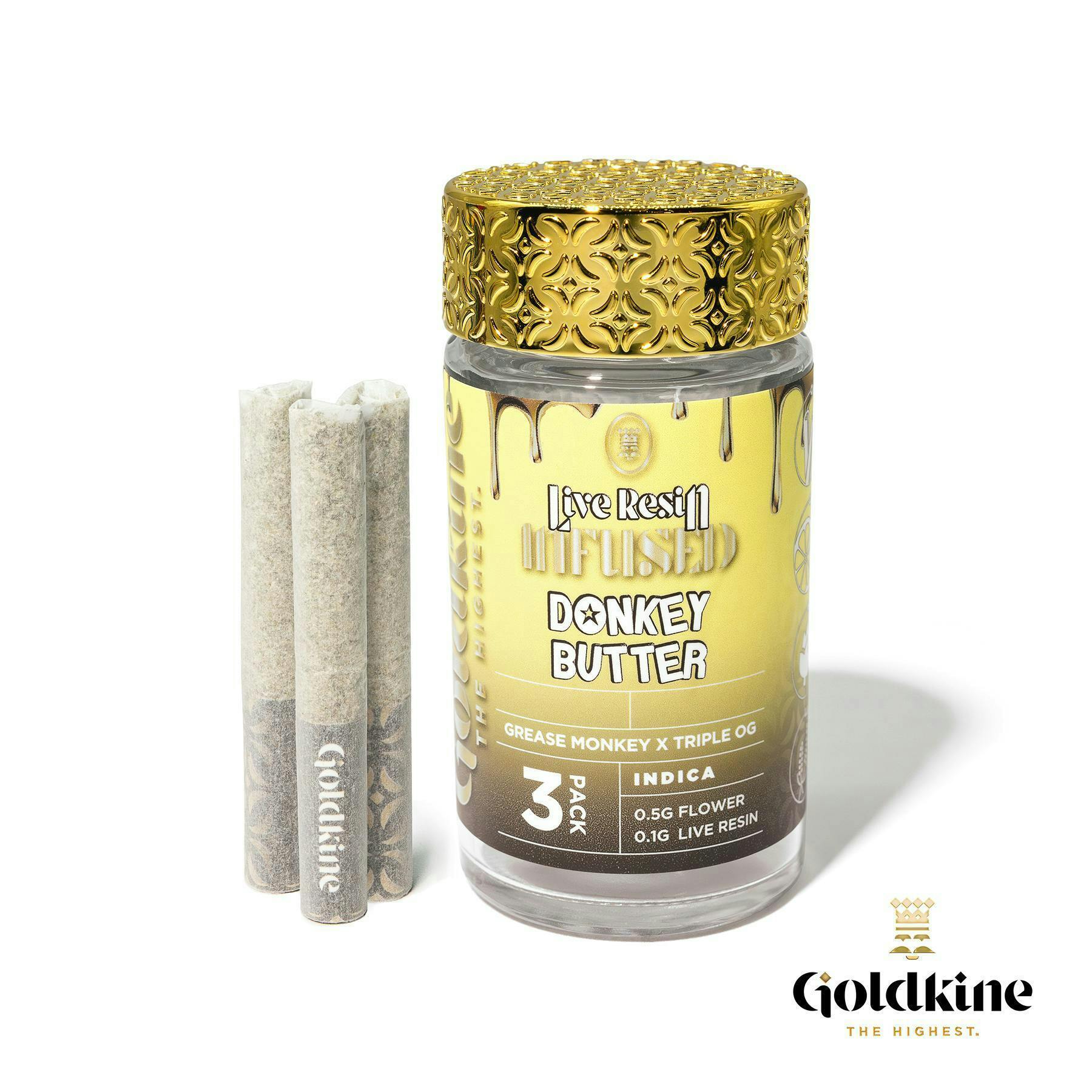 Goldkine 3-Pack Infused | Donkey Butter