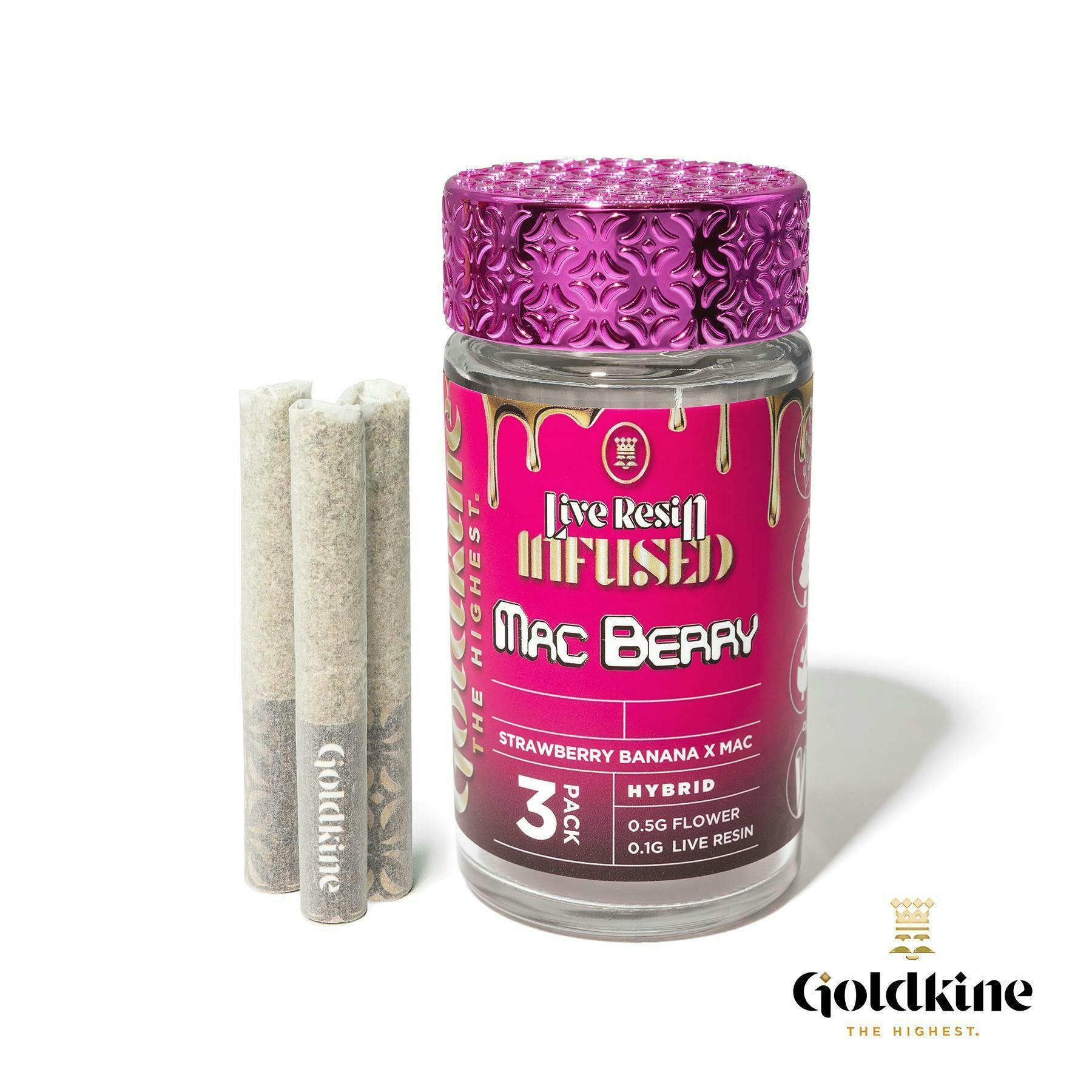 Goldkine 3-Pack Infused | MAC Berry