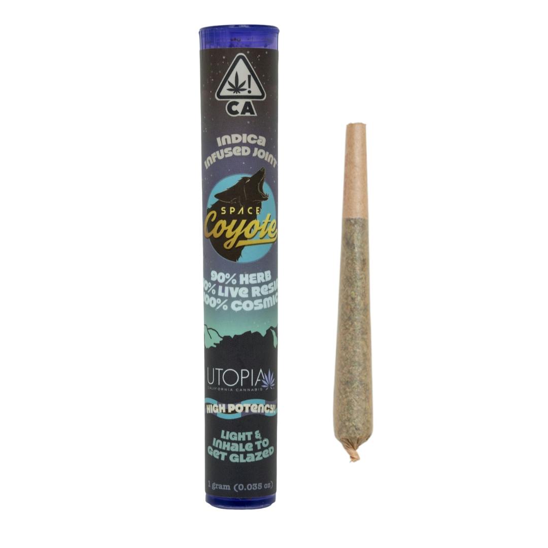 Space Coyote Indica Live Resin Joint