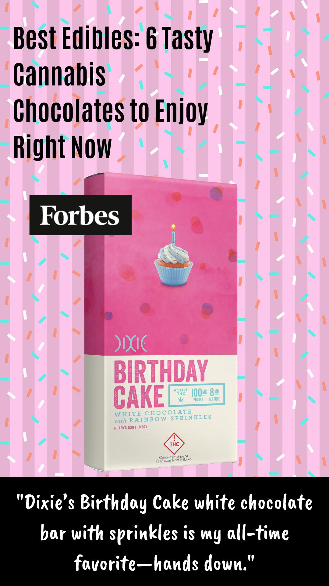 Birthday Cake Chocolate Bar