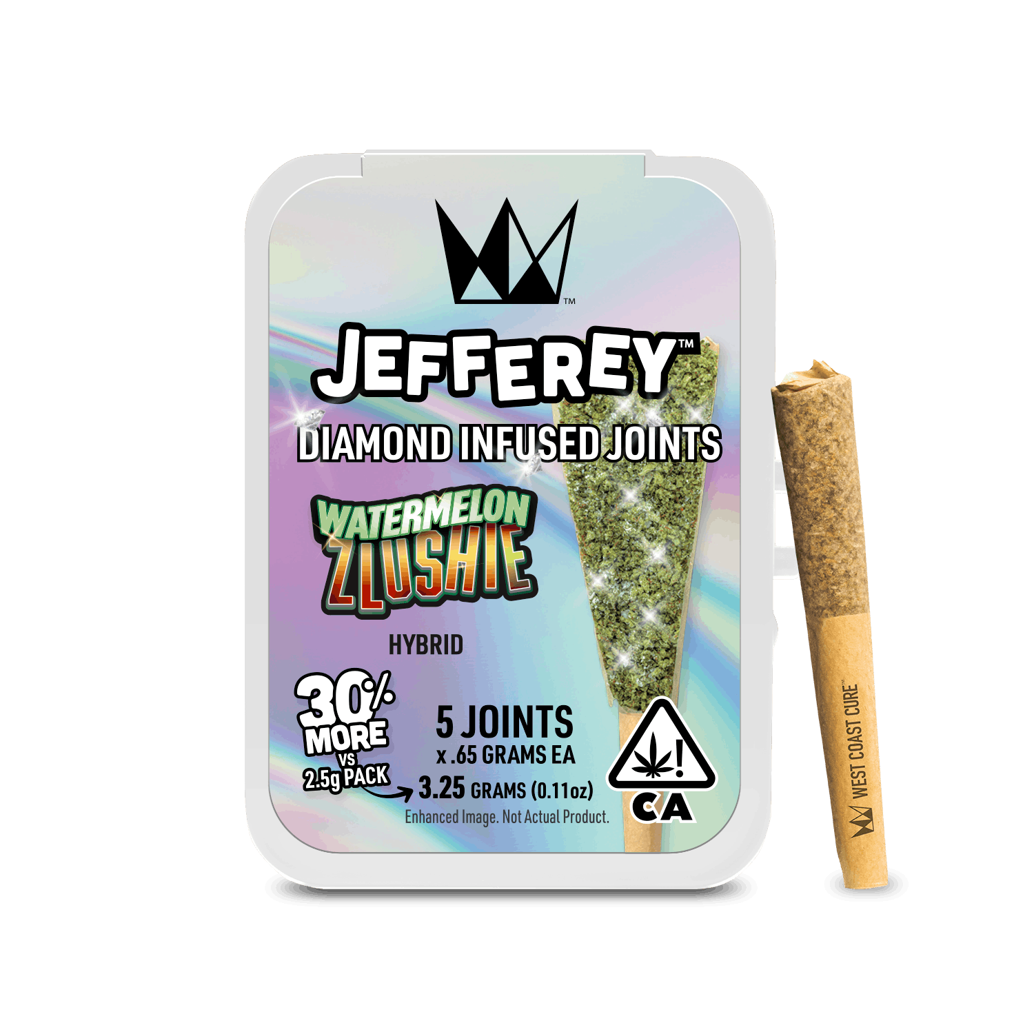 Watermelon Zlushie - Jefferey Infused Joint .65g 5 Pack