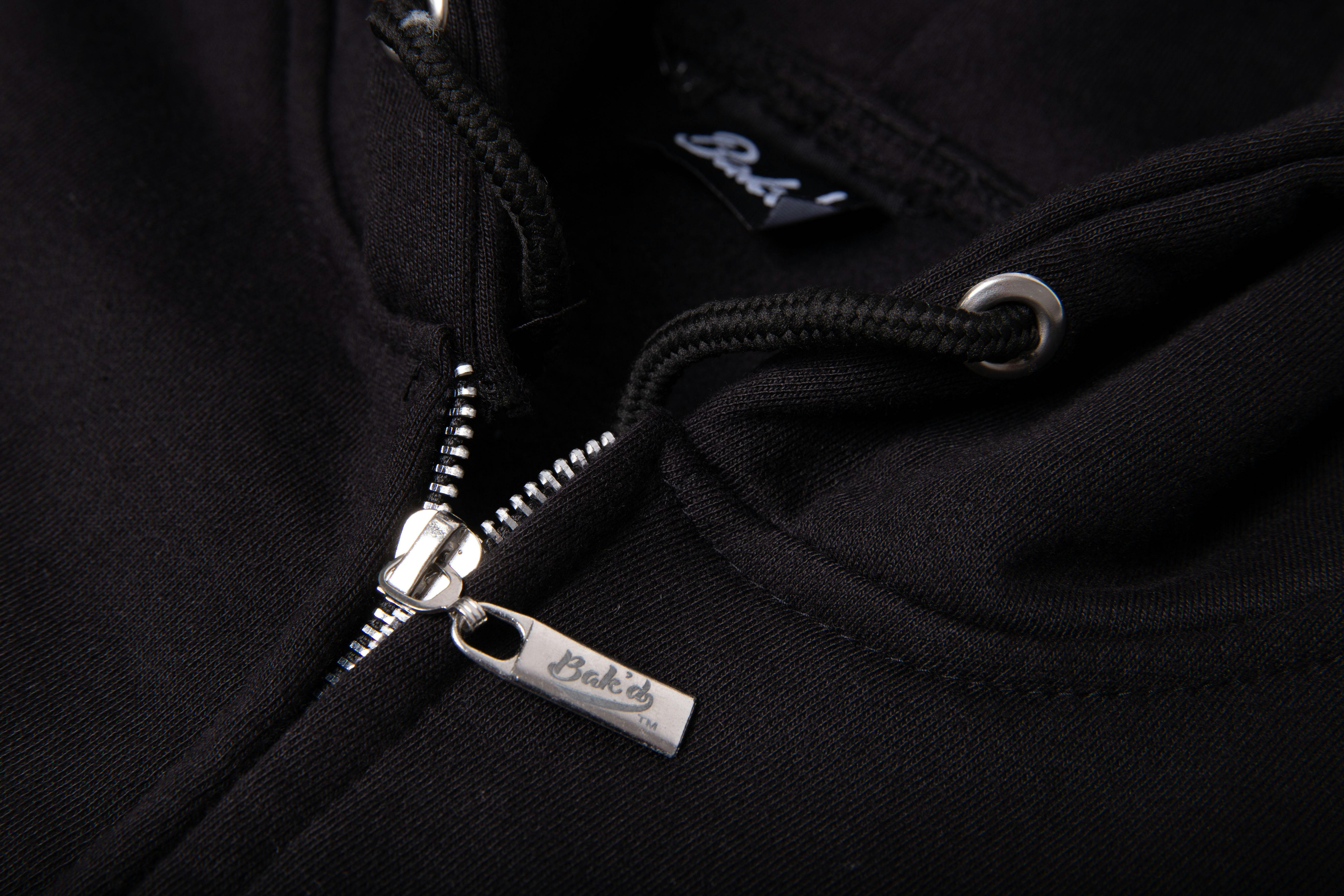 Bak'd Fresh Daily Zip Up Chanel Embroidered Hoodie 1 Bak'd Fresh Daily Zip Up Chanel Embroidered Hoodie