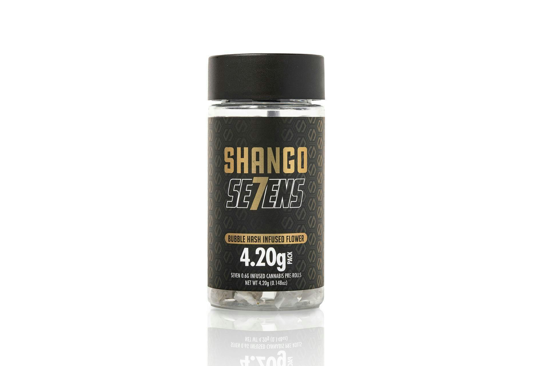 SHANGO - 4.2g - SE7ENS - Bubble Hash Infused Pre-rolls | Frosted Donuts 1 SHANGO - 4.2g - SE7ENS - Bubble Hash Infused Pre-rolls | Frosted Donuts