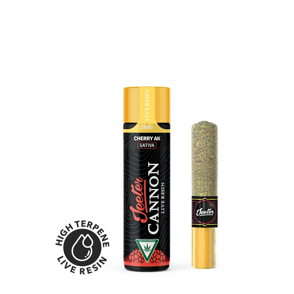 Jeeter Cannon Live Resin - Cherry AK 1 Jeeter Cannon Live Resin - Cherry AK
