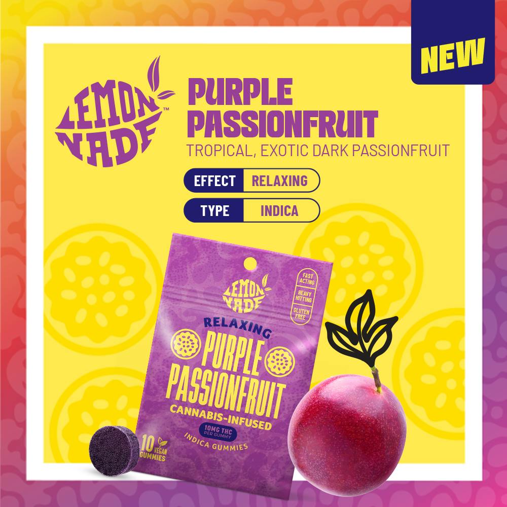 Lemonnade - Purple Passionfruit - Gummies - 100mg