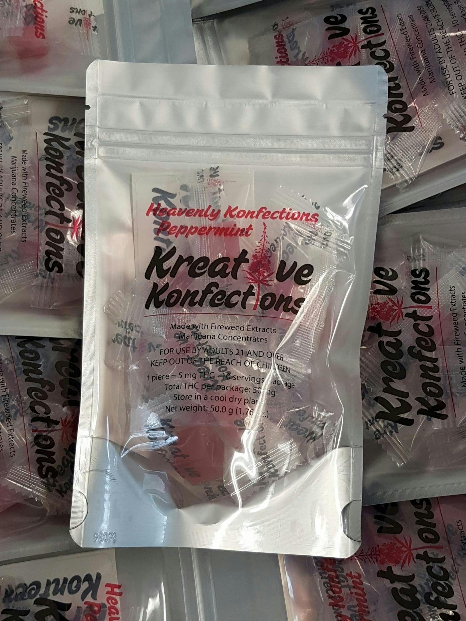Peppermint Heavenly Konfections | Sativa | 100mg | 10pk