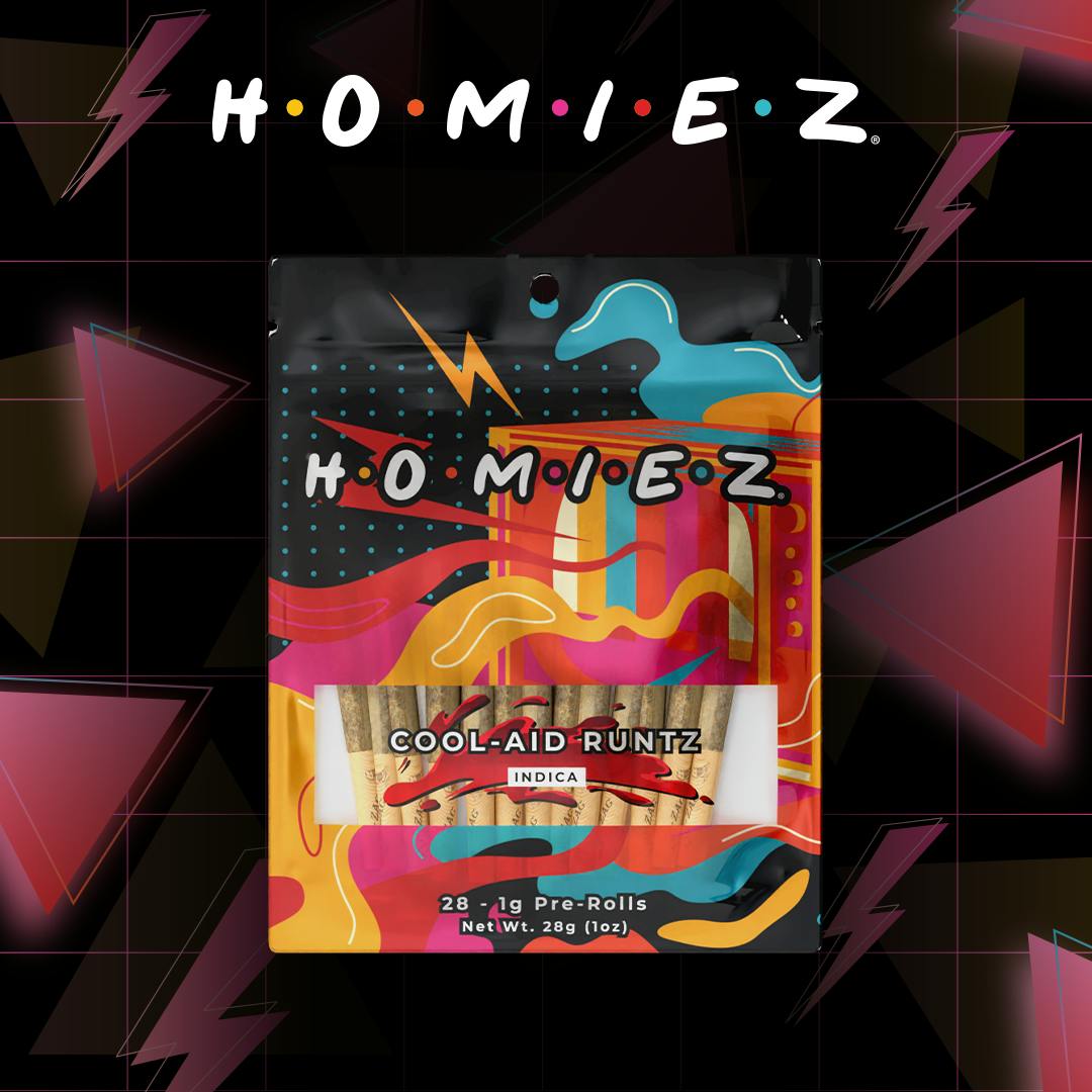 HOMIEZ | Pre-Roll 28pk | Cool Aid Runtz