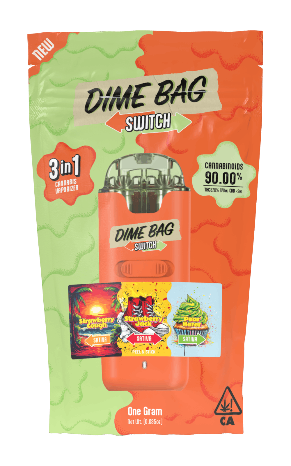 Dime Bag | Strawberry Cough x Pear Herer Sativa SWITCH (1g)