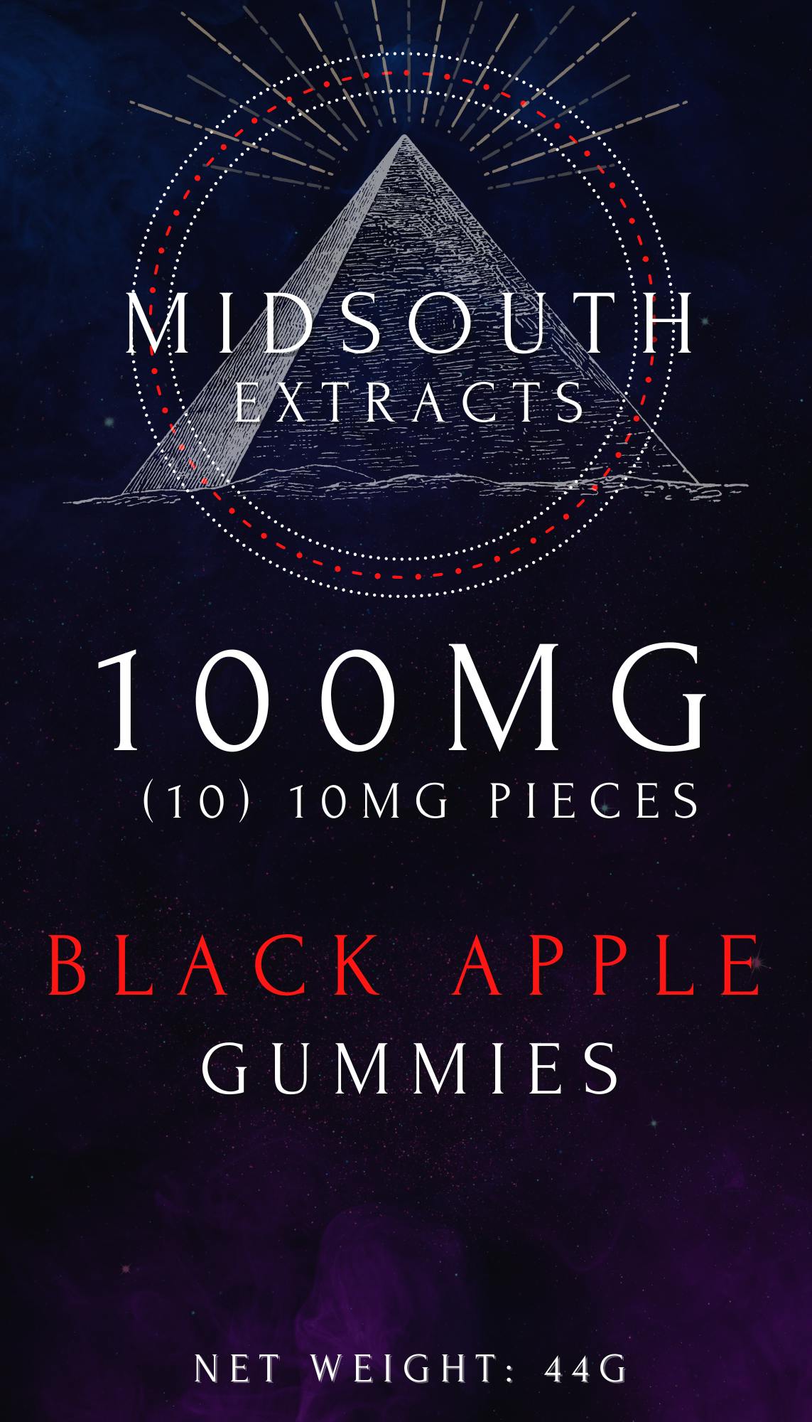 Gummies - 100mg - Black Apple