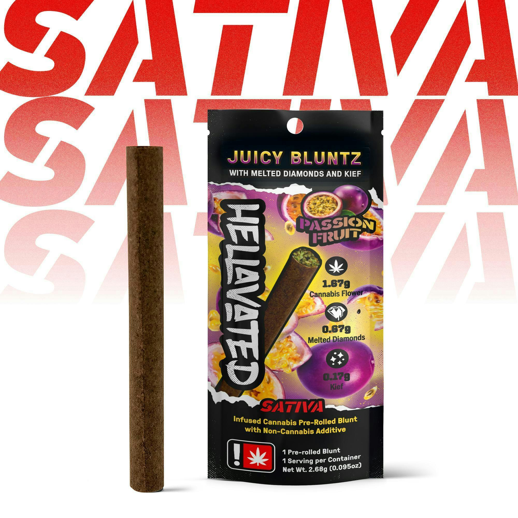 Passion Fruit Juicy Bluntz 2.5g 1 Passion Fruit Juicy Bluntz 2.5g