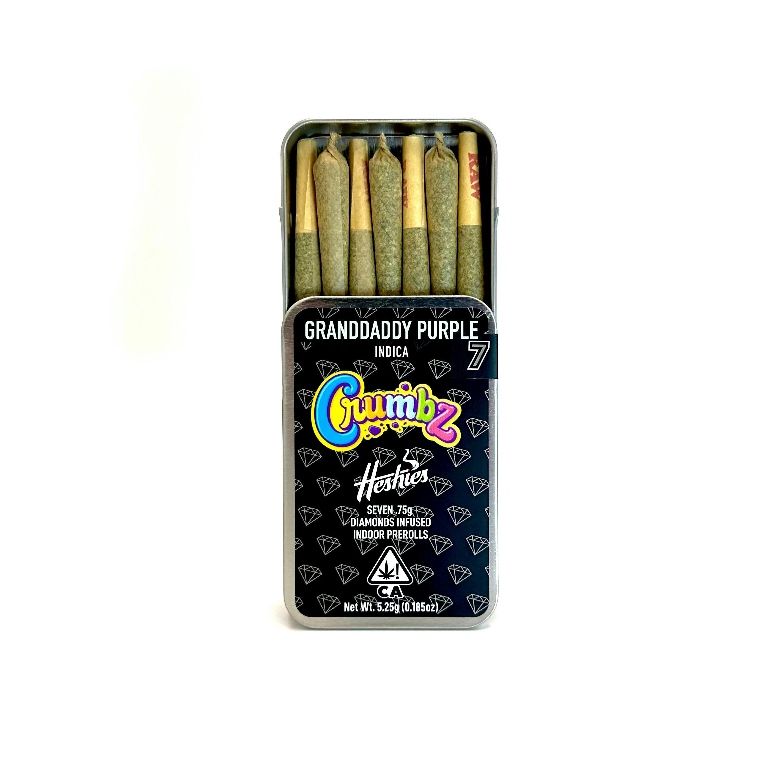 Infused Preroll 7 Pack (5.25g) - Granddaddy Purple