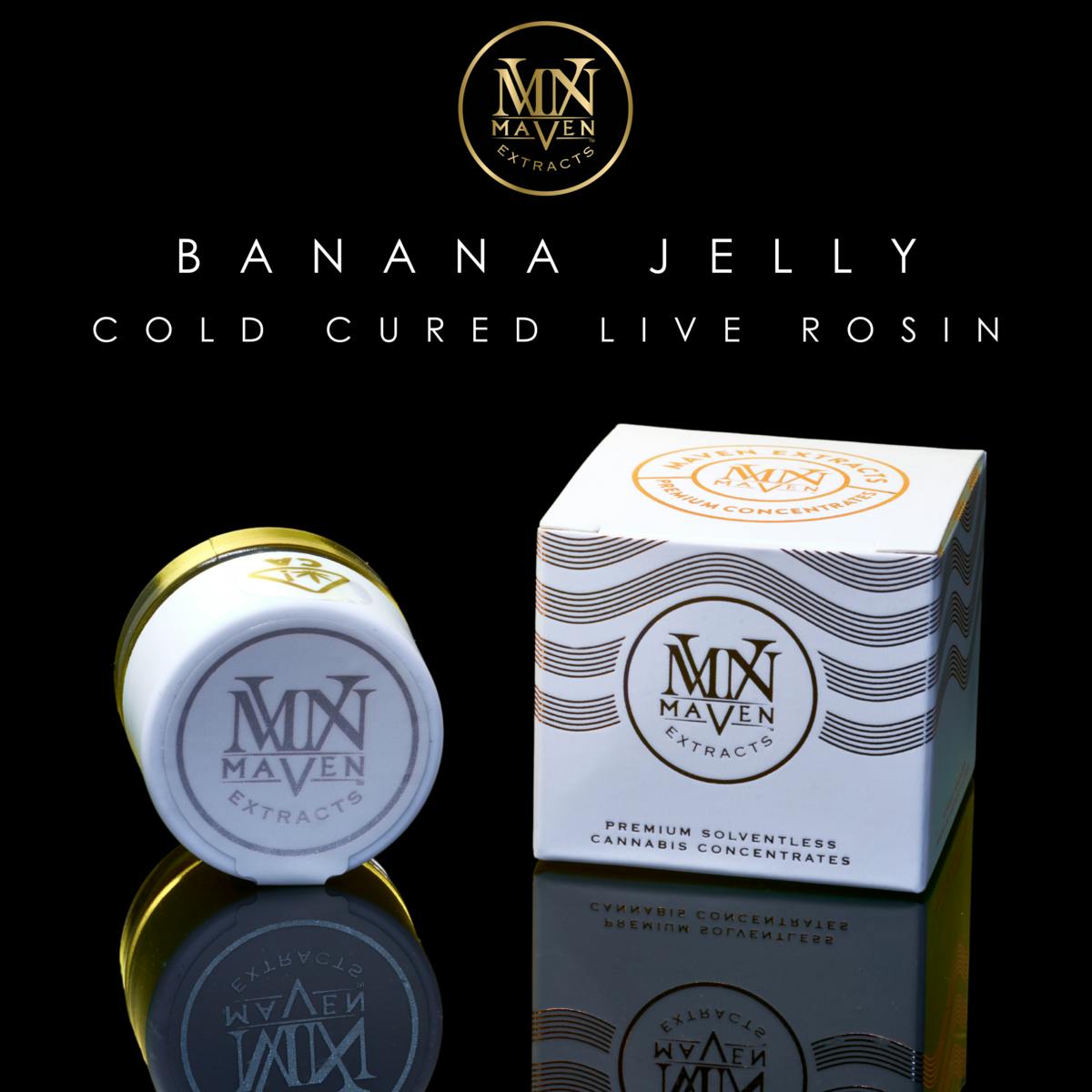 Banana Jelly Cold Cured Live Rosin [1g]