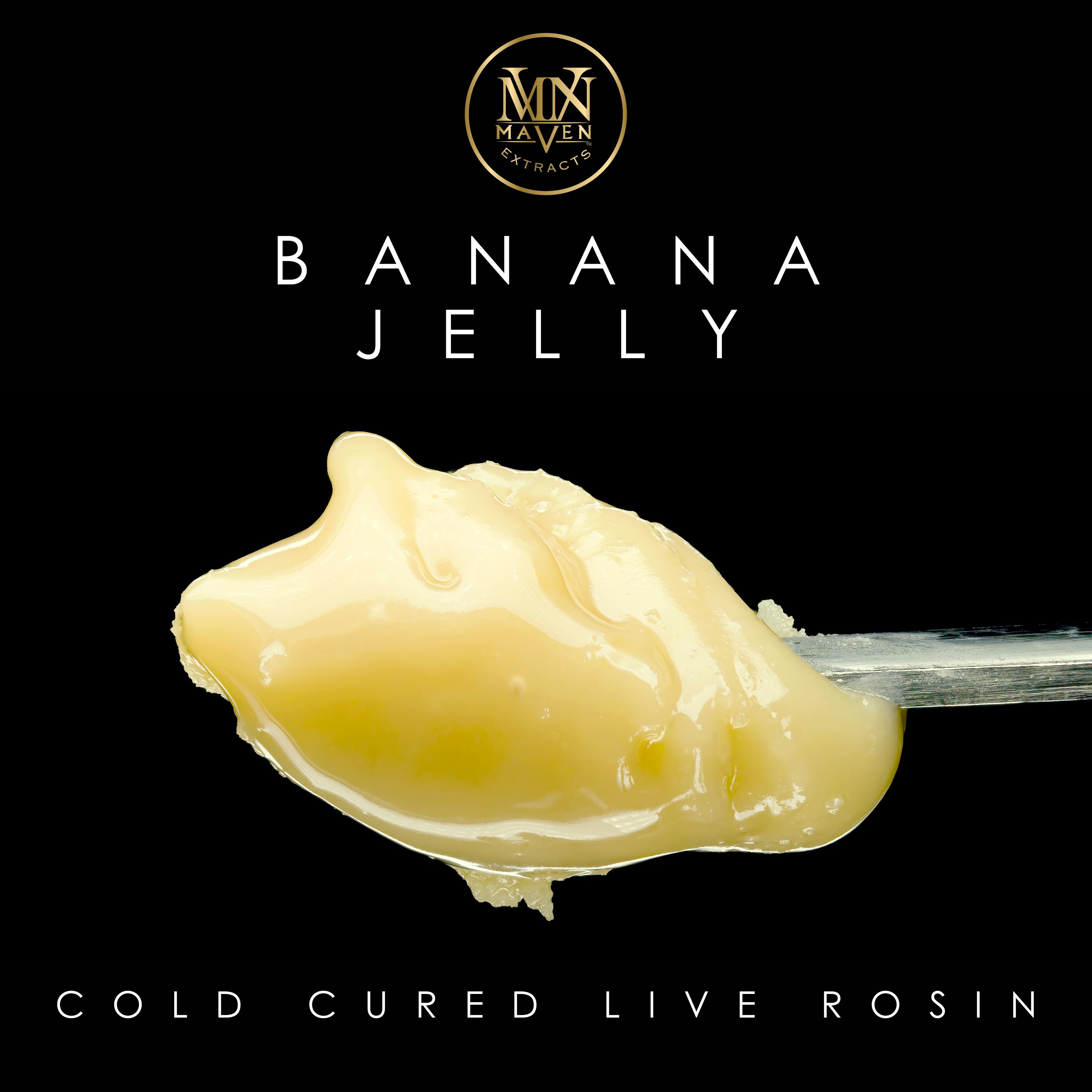 Banana Jelly Cold Cured Live Rosin [1g]