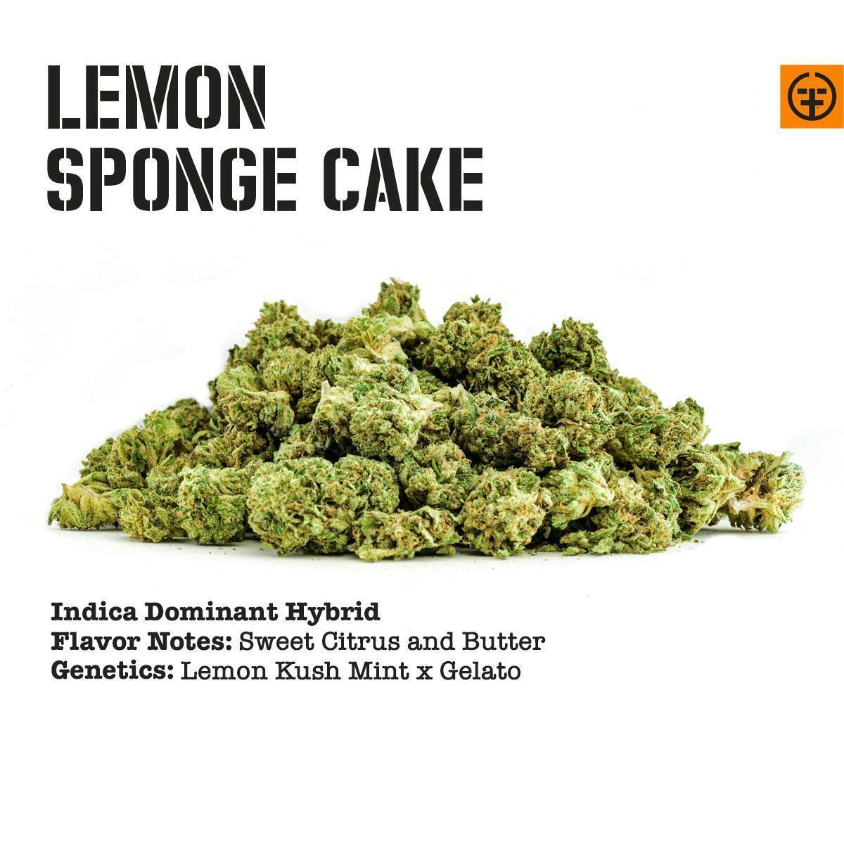 Lemon Sponge Cake - Eighths (3.5g)