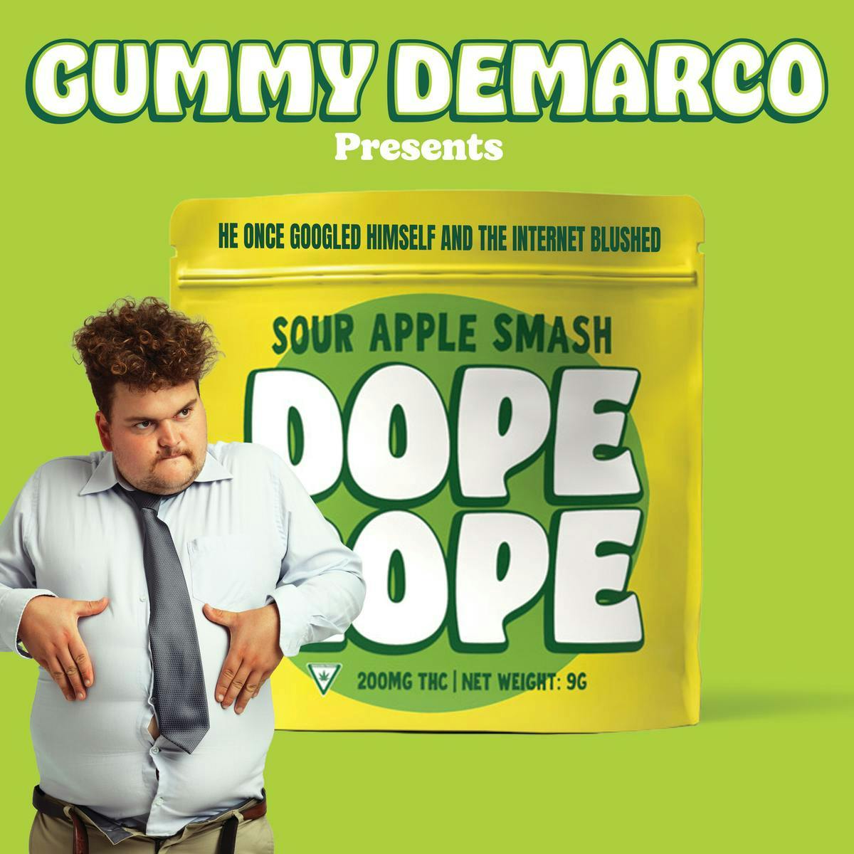 Dope Rope | 🍏💥 Sour Apple Smash| 🦙✅ ENDORSED BY A LLAMA | 200MG