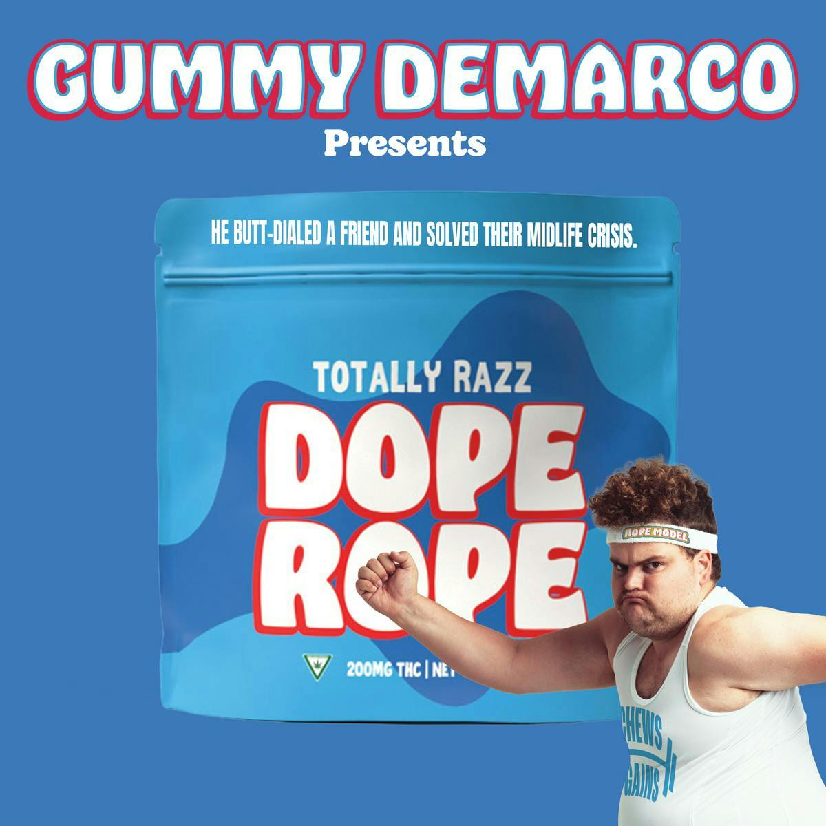 Dope Rope | 🍓💥 Totally Razz | 🛑 AS NOT SEEN ON TV 🛑 | 200MG