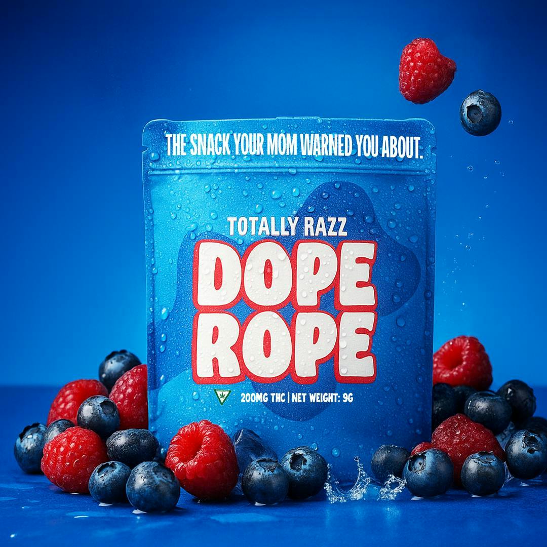 Dope Rope | 🍓💥 Totally Razz | 🛑 AS NOT SEEN ON TV 🛑 | 200MG