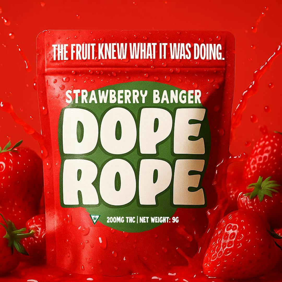 Dope Rope | đđŁ Strawberry Banger | đ RATED R FOR RIPE | 200MG 3 Dope Rope | đđŁ Strawberry Banger | đ RATED R FOR RIPE | 200MG
