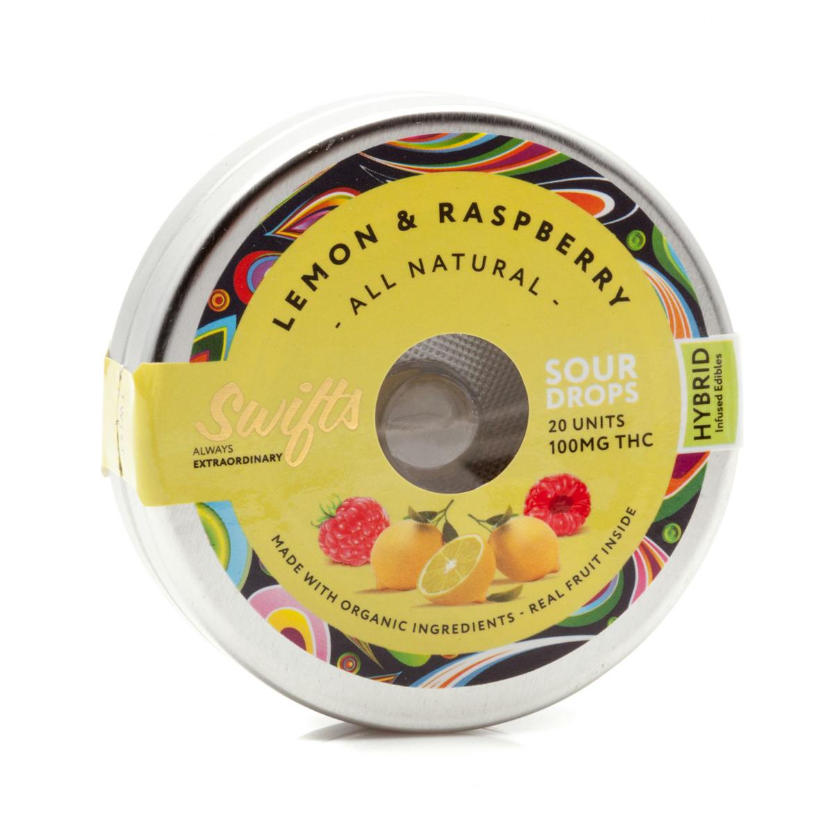 Lemon & Raspberry Sour Drops 100mg - Hybrid