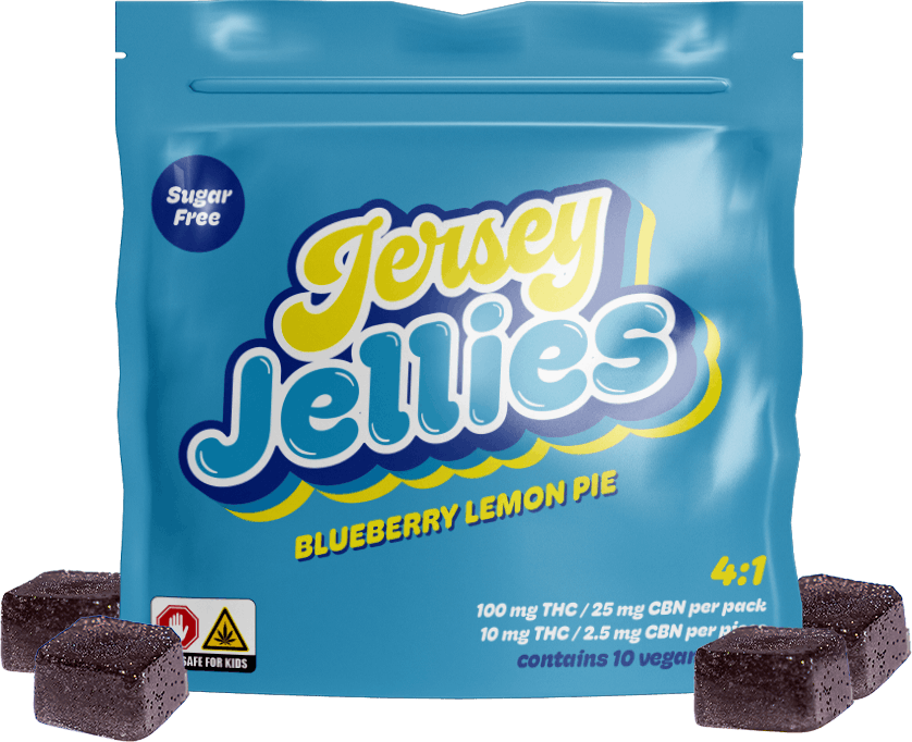 Cured Resin Sugar-Free Blueberry Lemon Pie Gummies