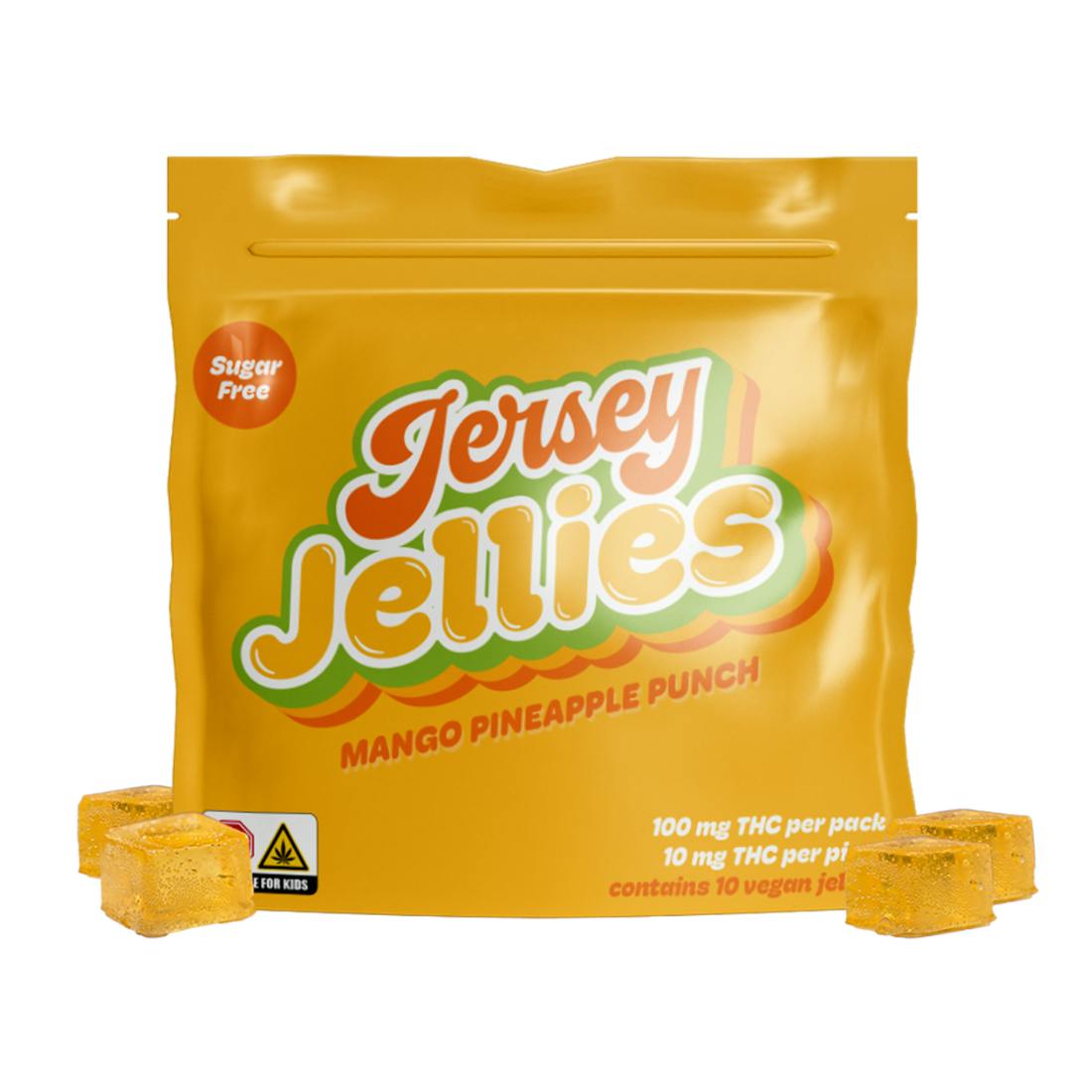 Cured Resin Sugar-Free Mango Pineapple Punch Gummies