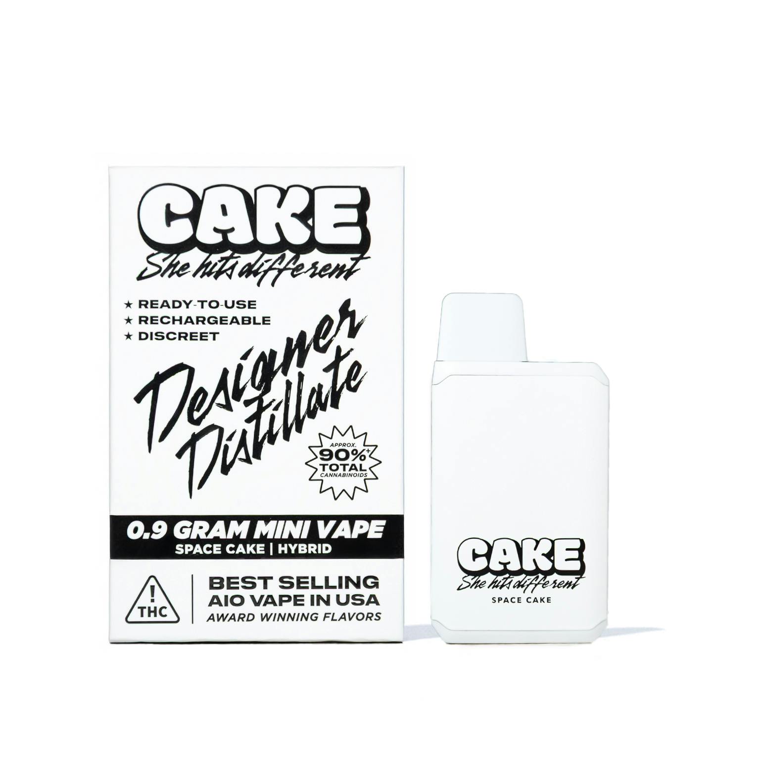 Space Cake - 0.9 Grams - Hybrid - Designer Distillate 2 Space Cake - 0.9 Grams - Hybrid - Designer Distillate