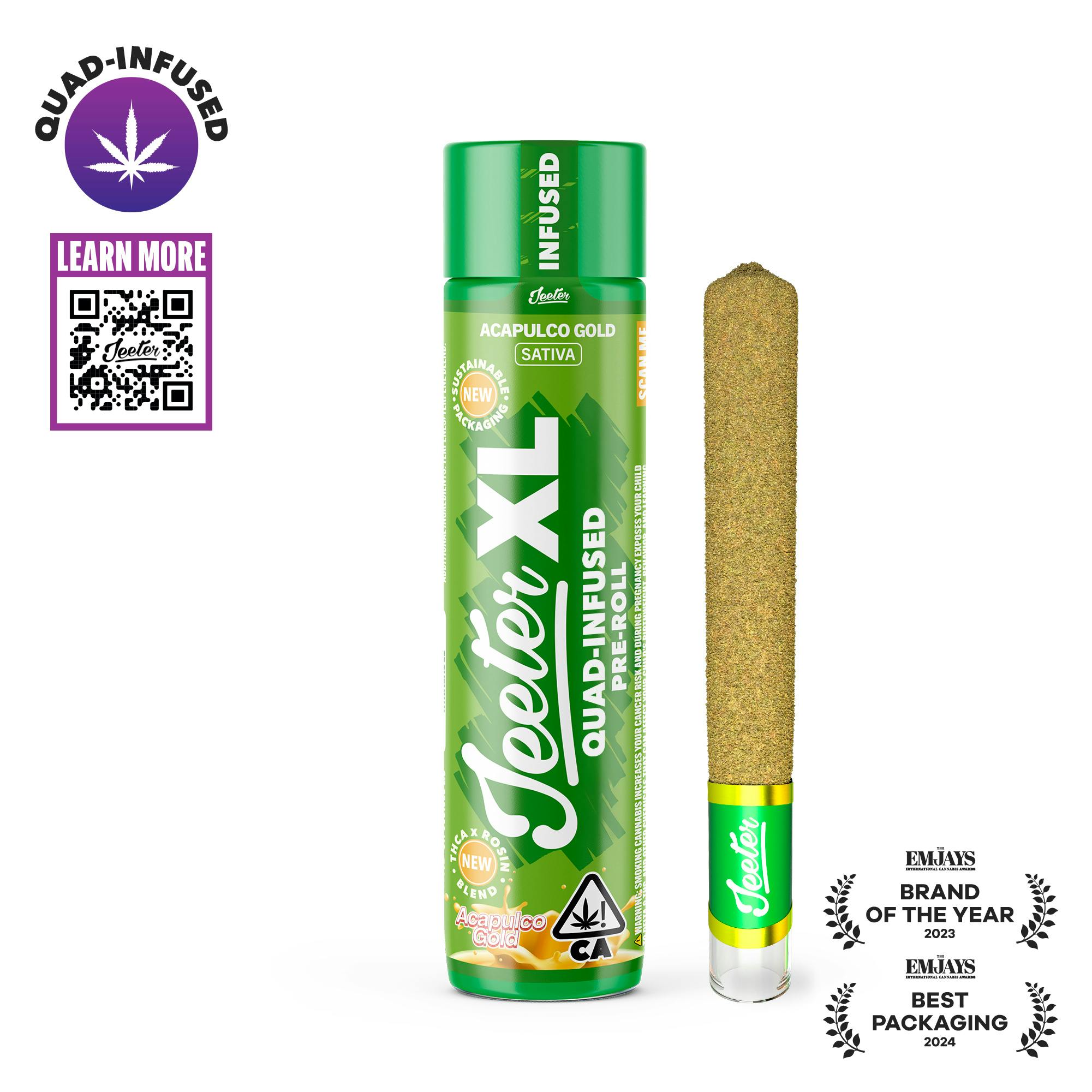 Jeeter XL | Quad-Infused - Acapulco Gold 1 Jeeter XL | Quad-Infused - Acapulco Gold