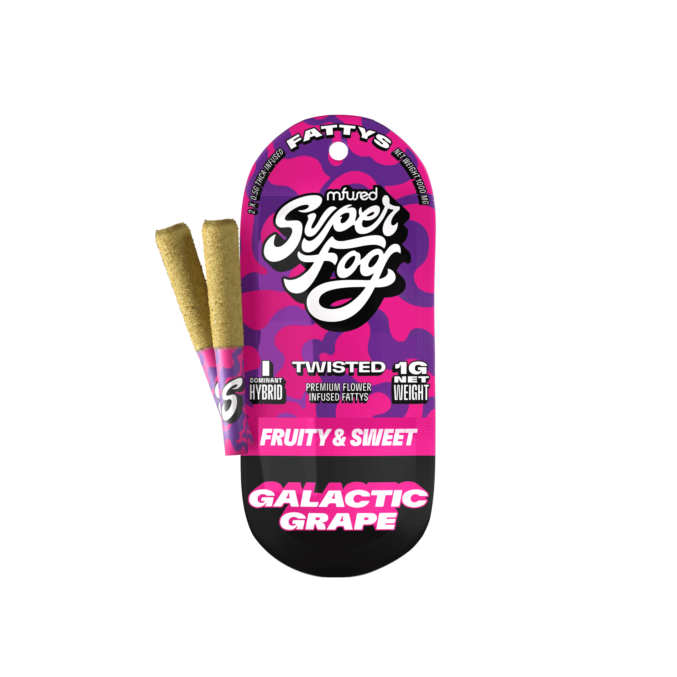 TWISTED Infused Fattys 2pk - Galactic Grape 1 TWISTED Infused Fattys 2pk - Galactic Grape
