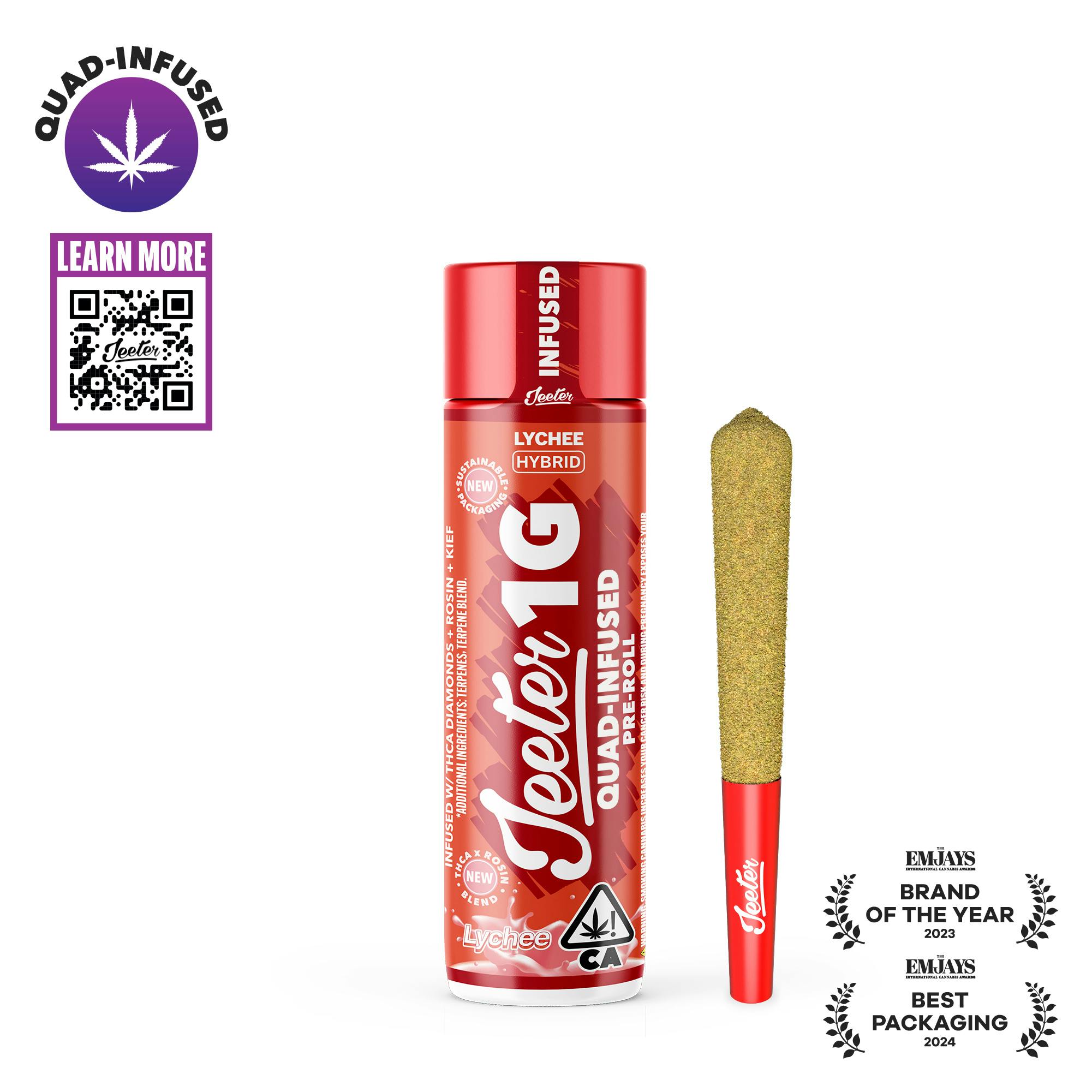 Jeeter Joint | Quad-Infused - Lychee