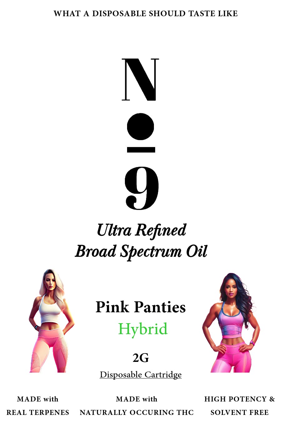2g Pink Panties Disposable