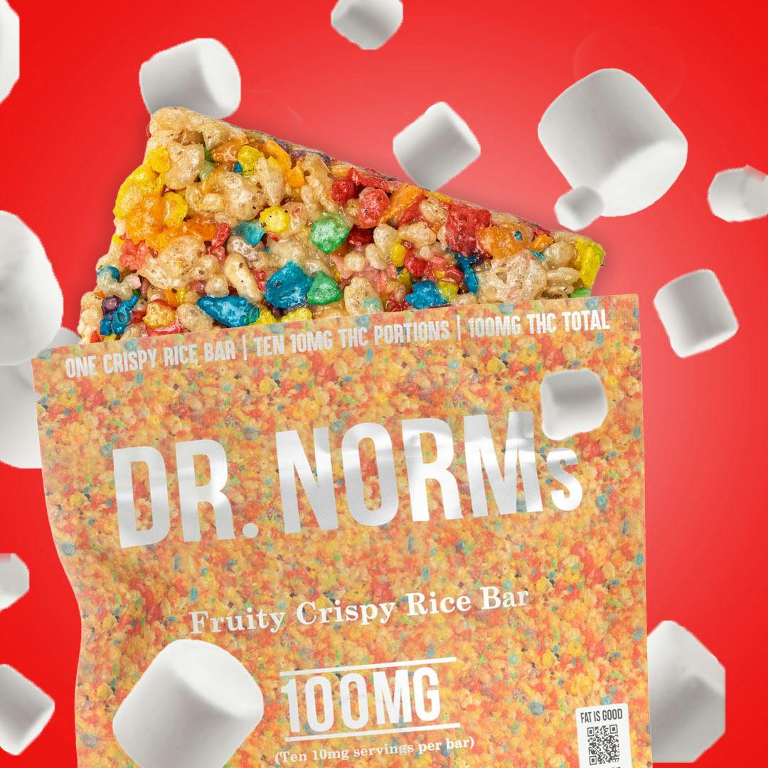 Fruity Crispy Rice Bar 100mg