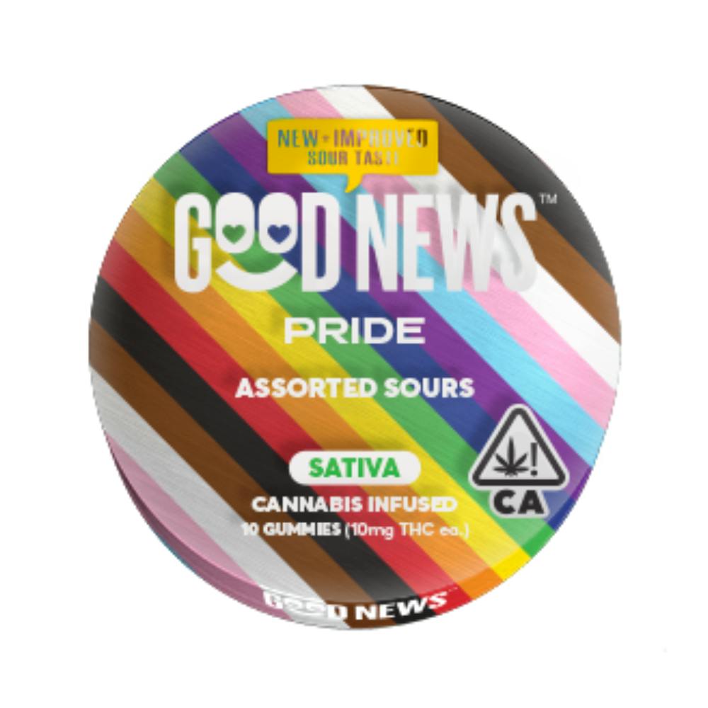 Good News Pride Assorted Sour Gummies 1 Good News Pride Assorted Sour Gummies