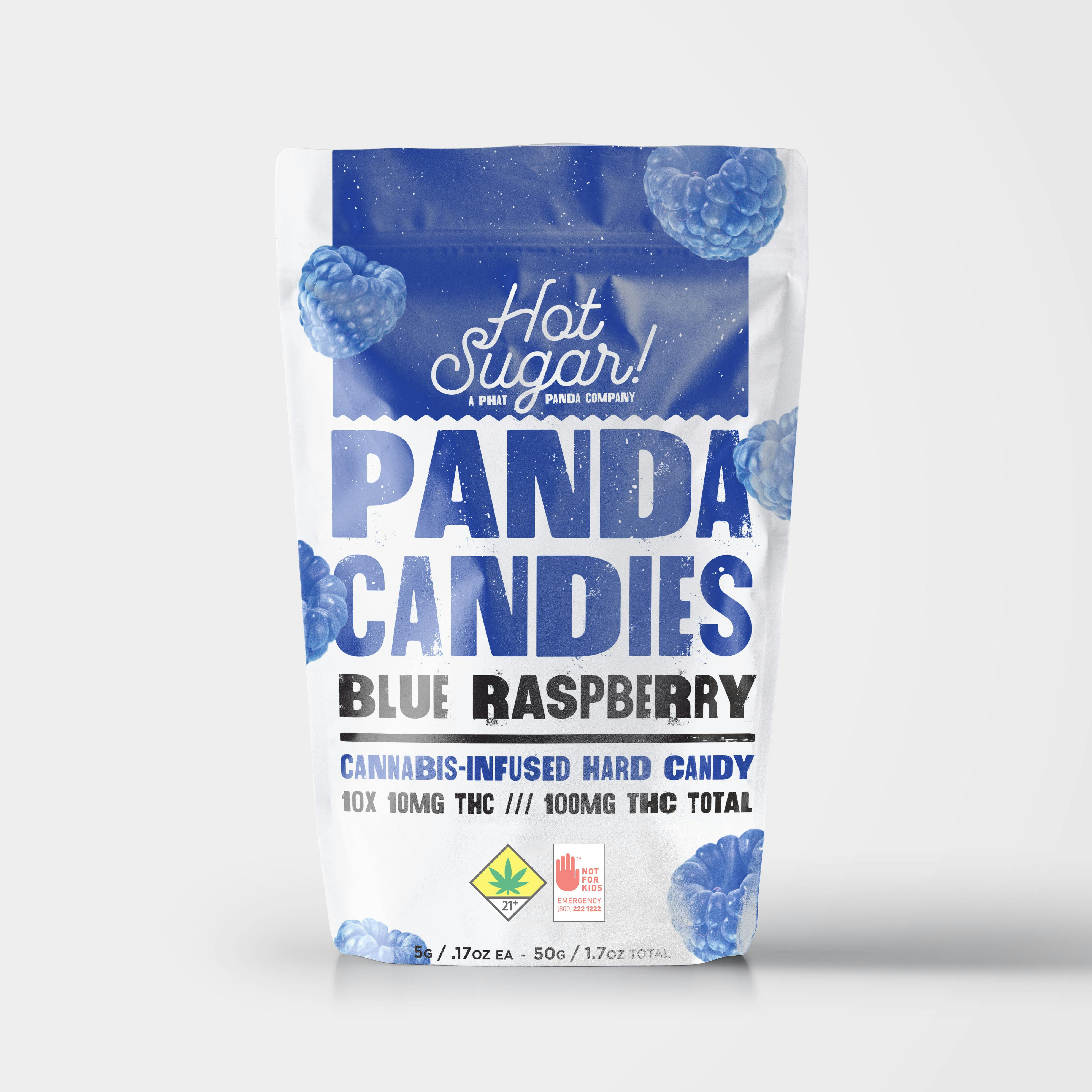 Blue Raspberry Panda Candies (100mg)