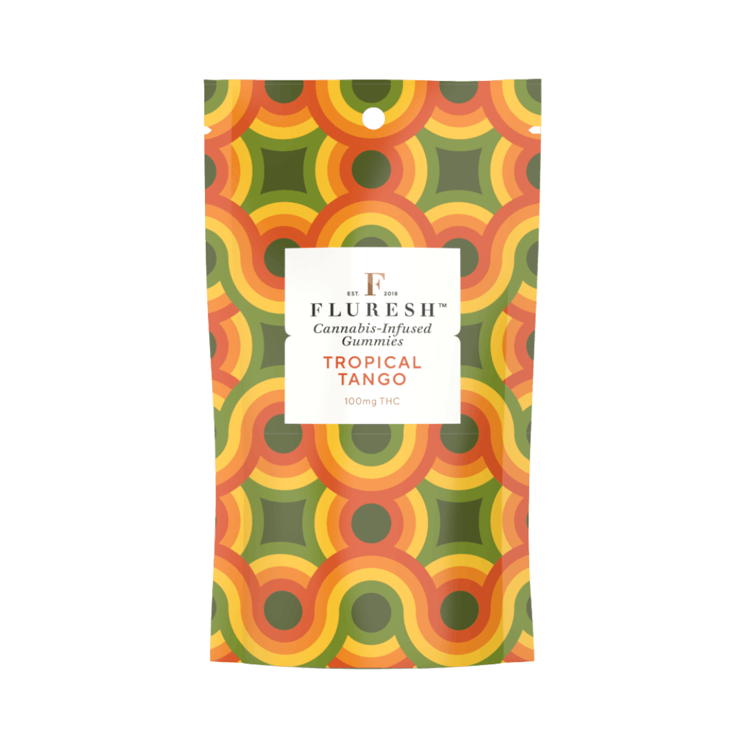 Fluresh Cannabis-Infused Gummies: Tropical Tango