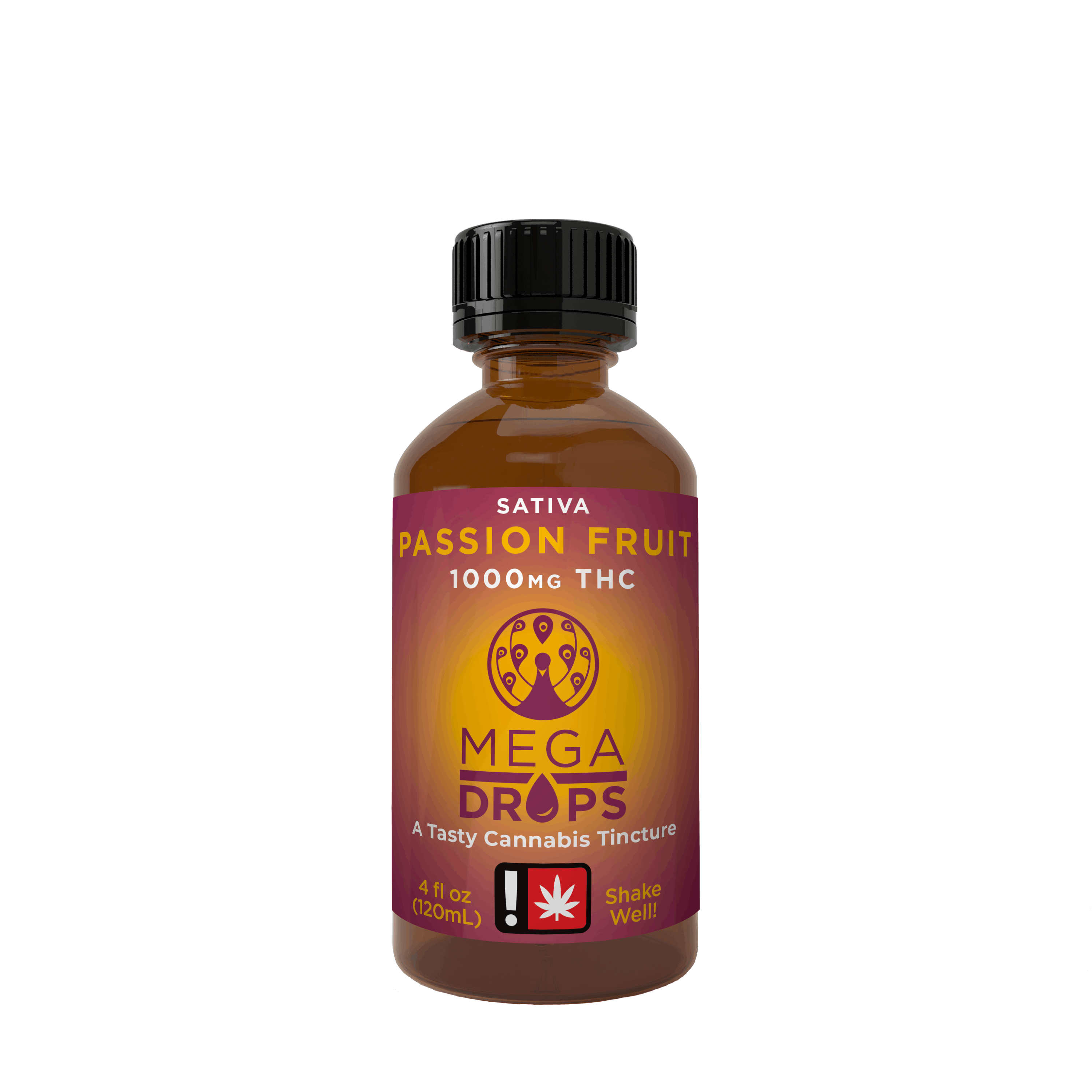 Mega Drops 1000mg THC - Passion Fruit Sativa