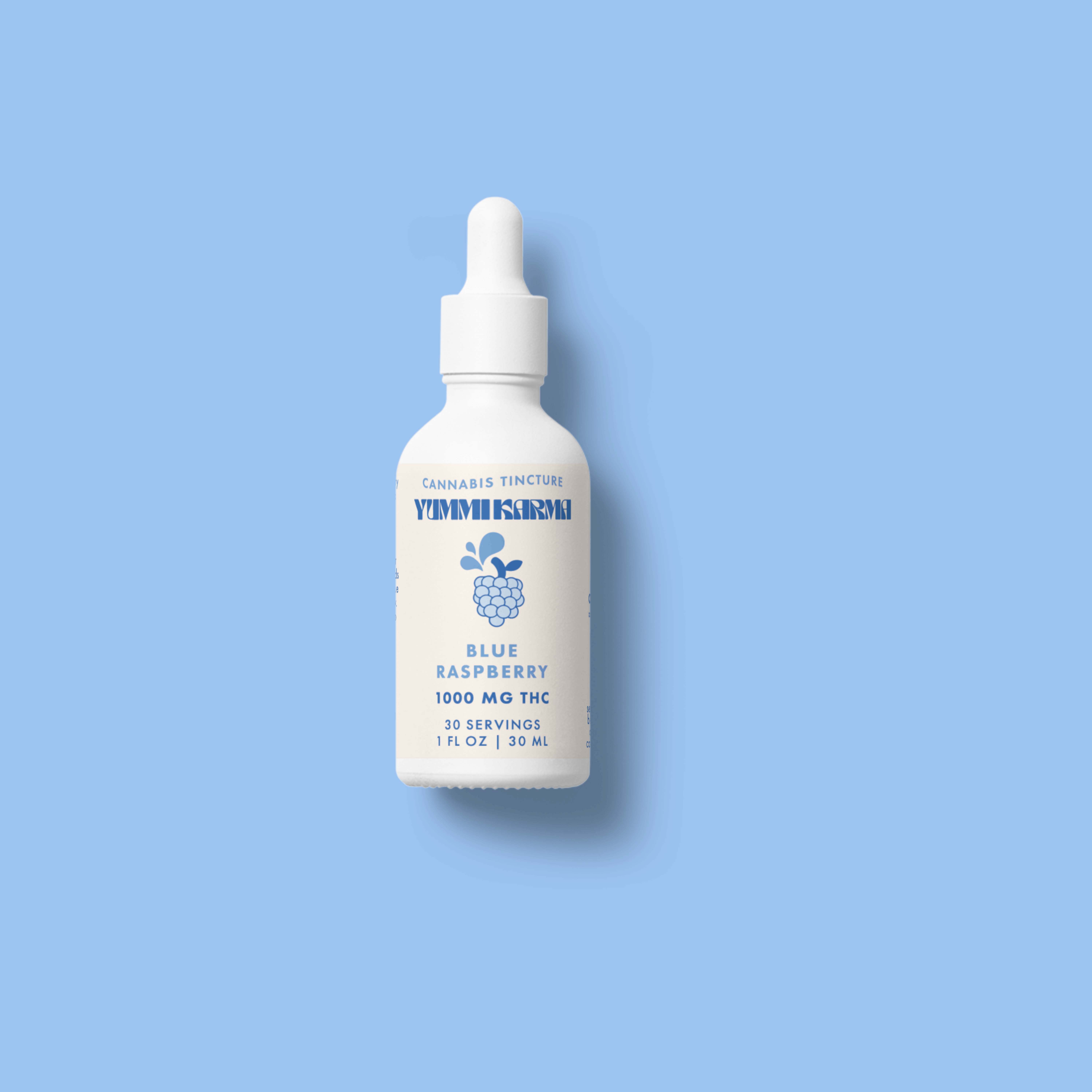 Yummi Karma Drops - Blue Raspberry 1000mg THC